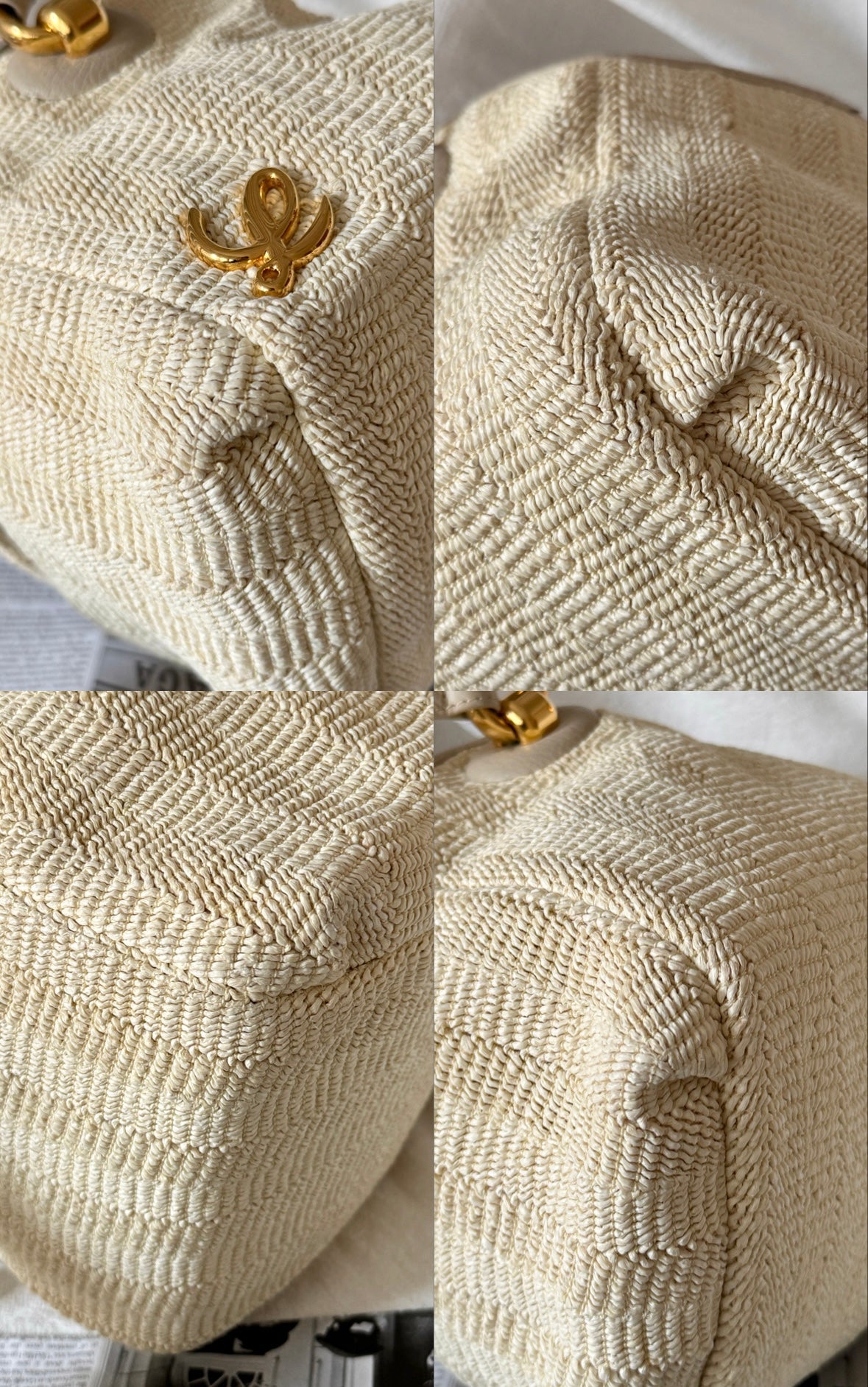 Vintage Loewe raffia crossbody bag🧺