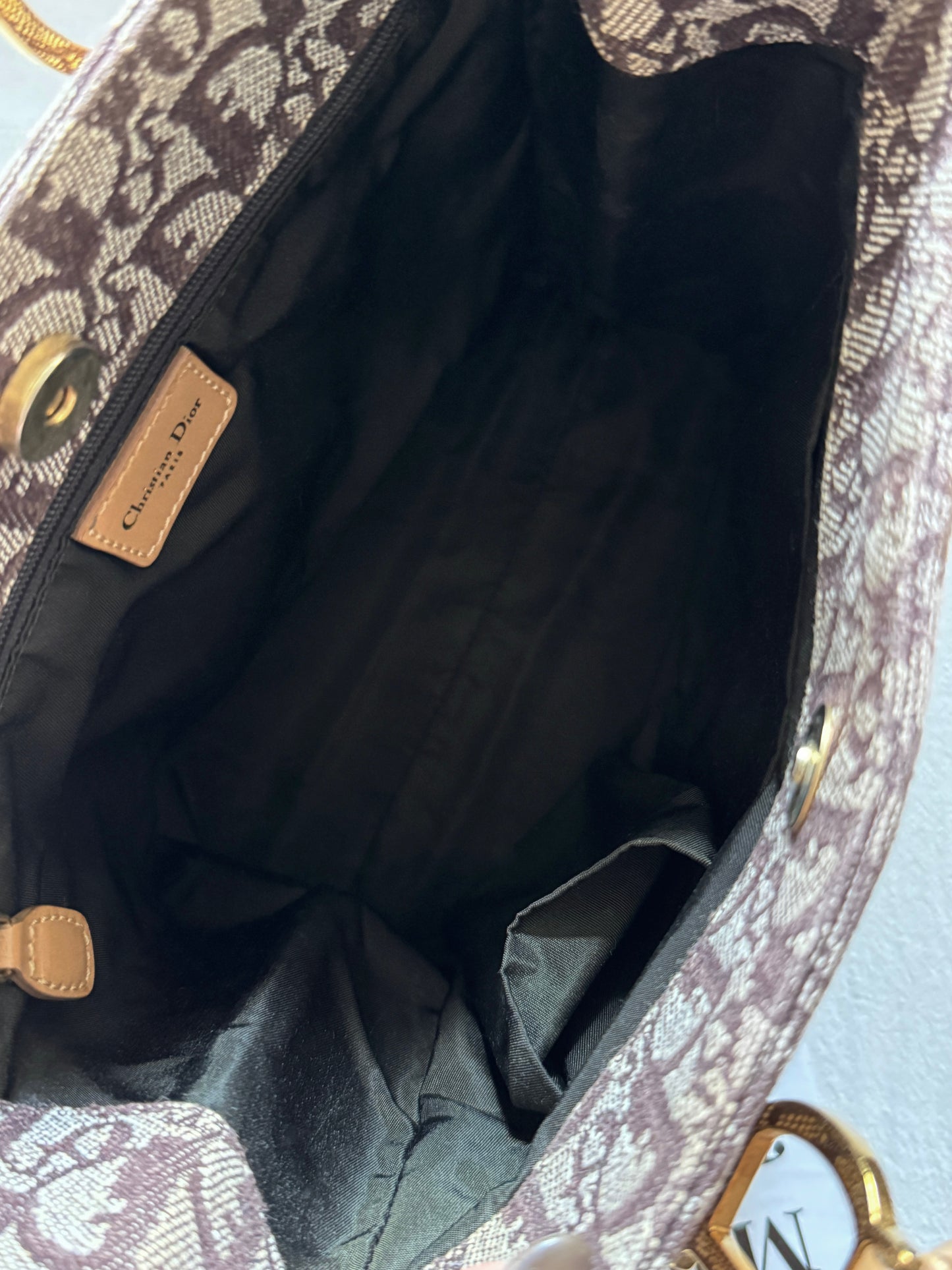 Vintage Dior trotter tote bag🍷