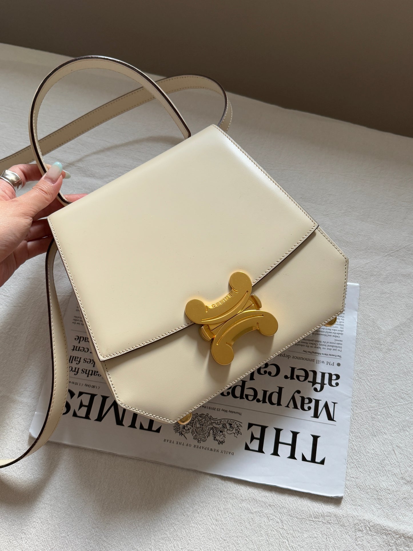 店主珍藏🖤Vintage Celine 1995 大骨頭扣2-way
