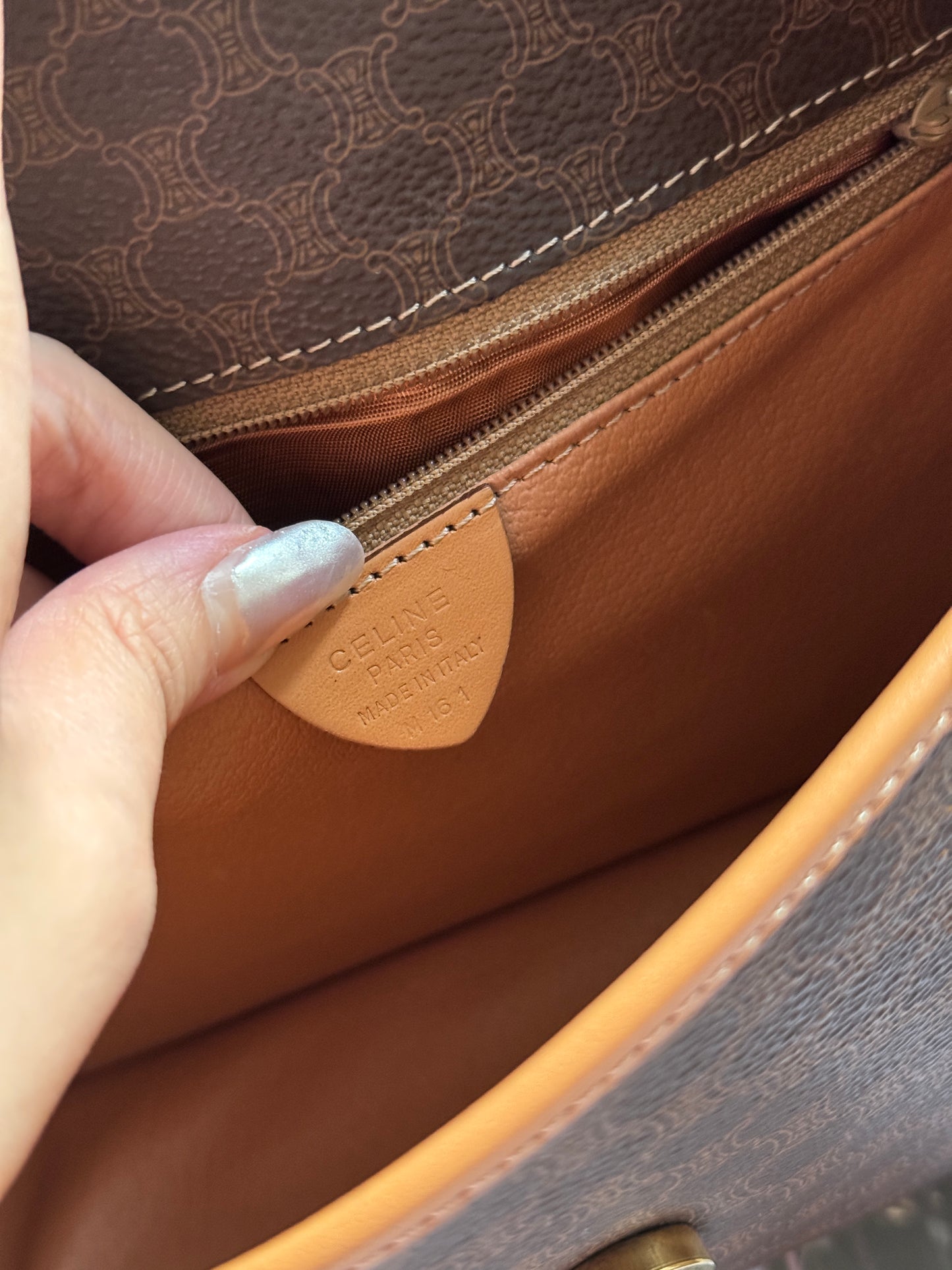 Vintage Celine 老花大金環豆腐包🪐