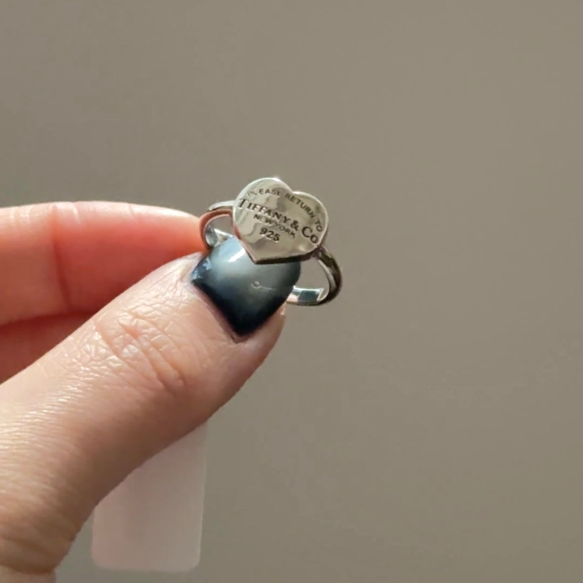 Vintage Tiffany&Co. heart ring