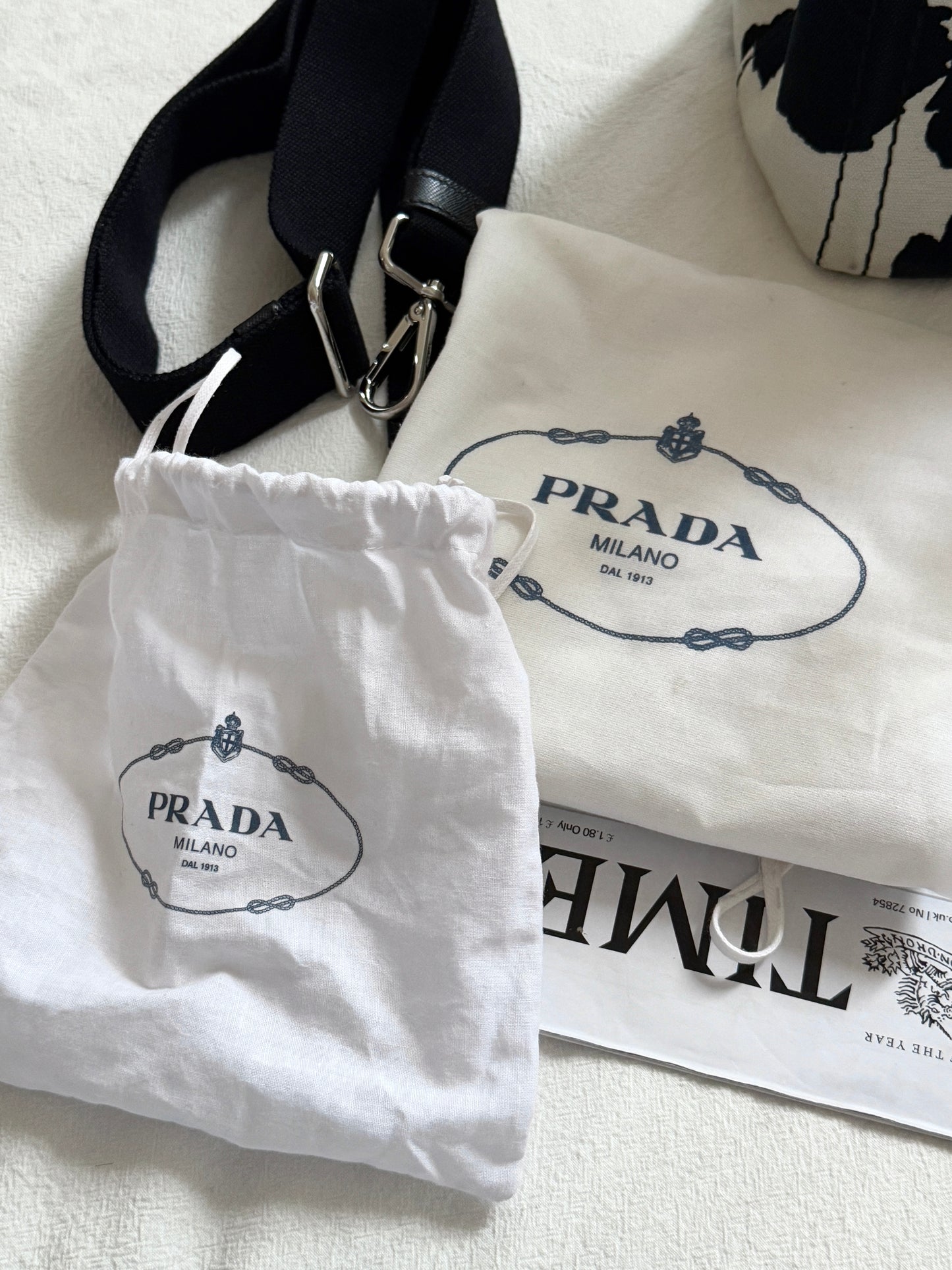 Vintage Prada 奶牛配色2-way tote🐄