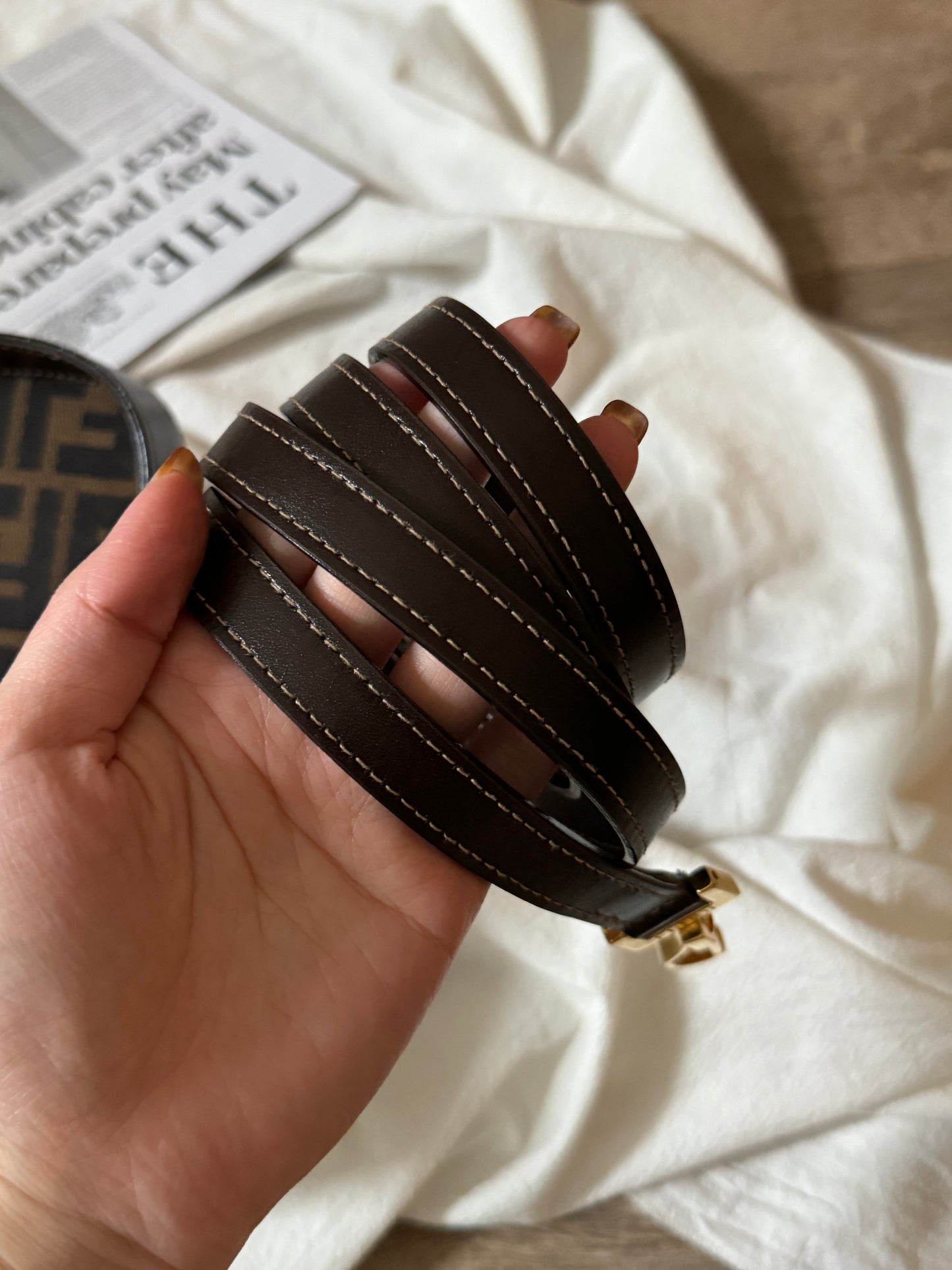 Vintage Fendi zucca 2way vanity bag🍂