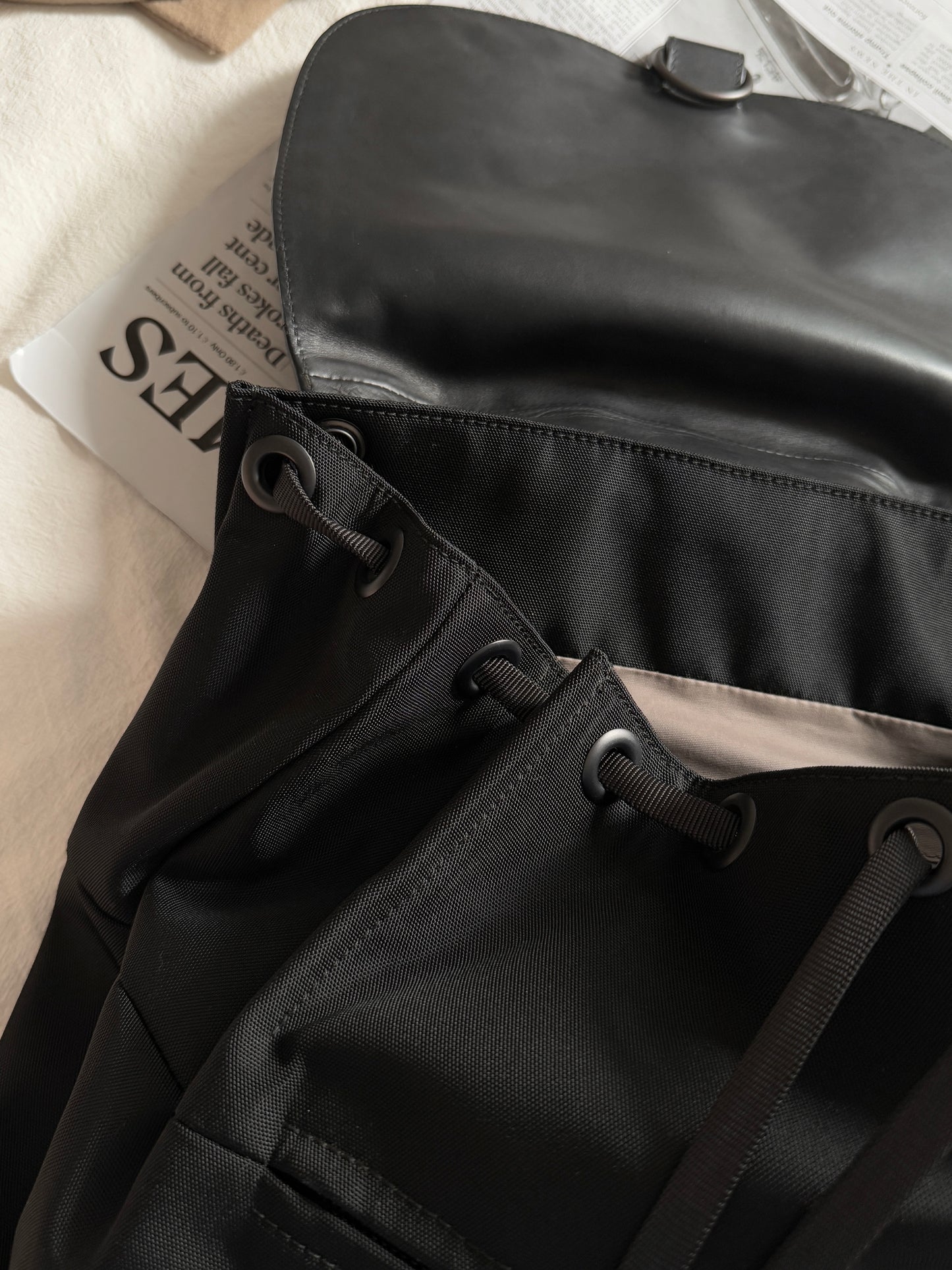 Vintage Bottega Veneta 拼編織皮backpack🏴
