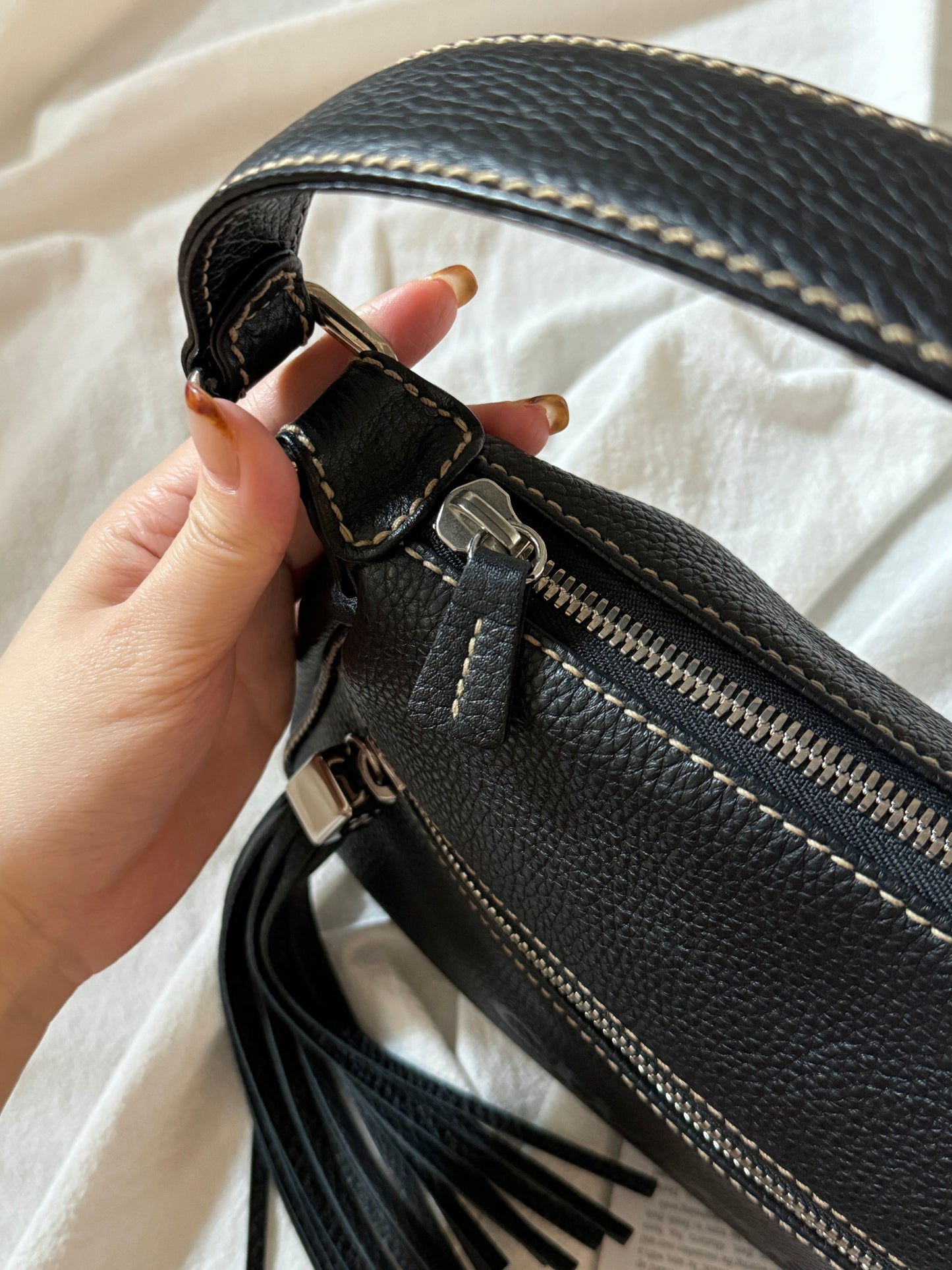 Full box set保存品! Vintage Chanel 流蘇hobo bag🕶️