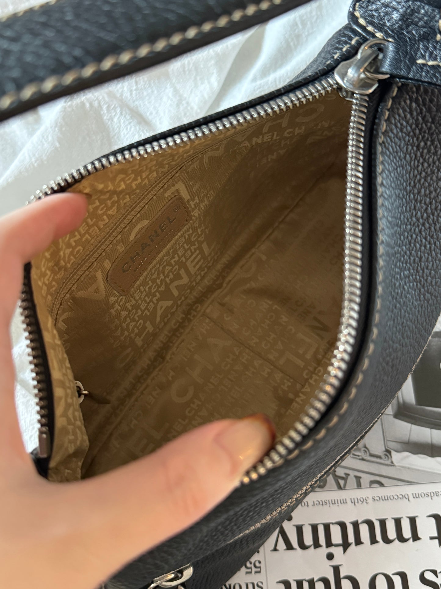 Full box set保存品! Vintage Chanel 流蘇hobo bag🕶️