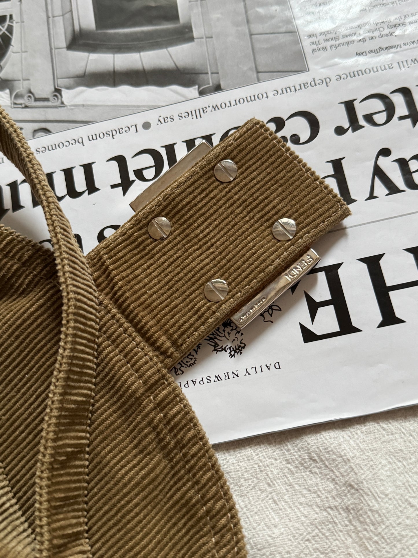 Vintage Fendi teddy baguette🧸