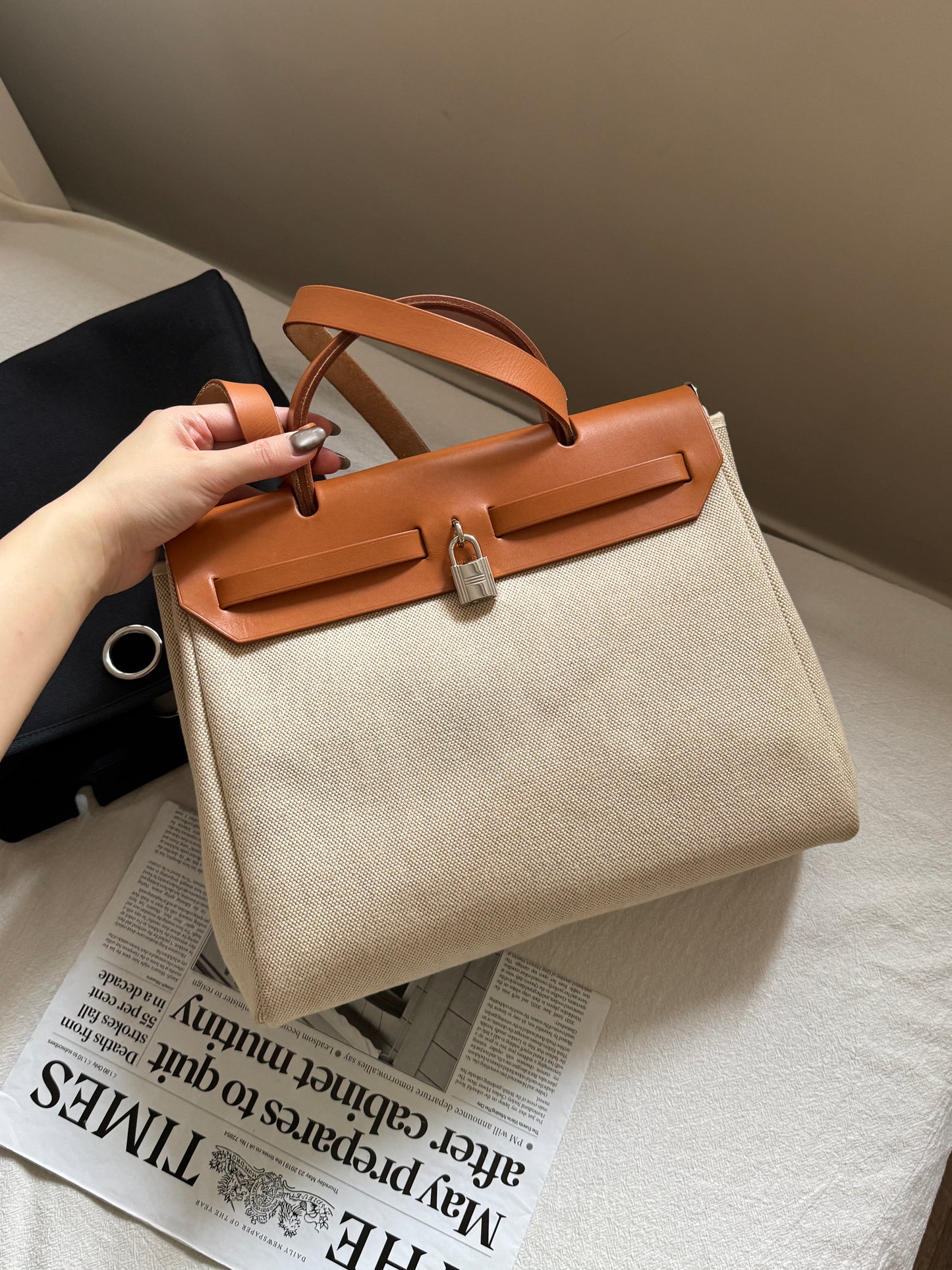 Vintage Hermes herbag 31🤎full set!