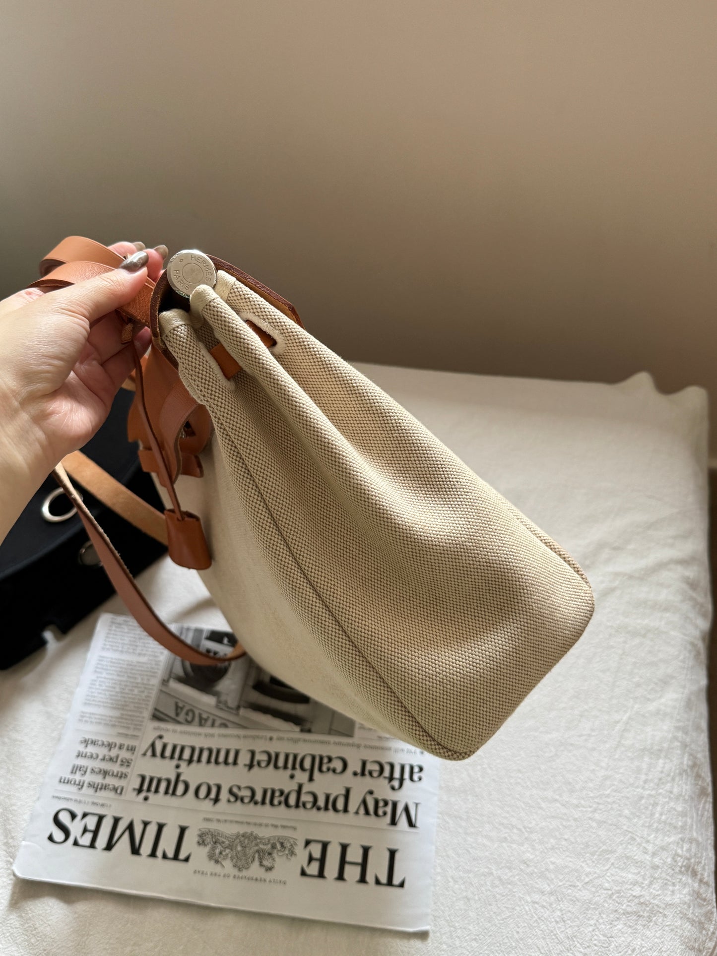 Vintage Hermes herbag 31🤎full set!