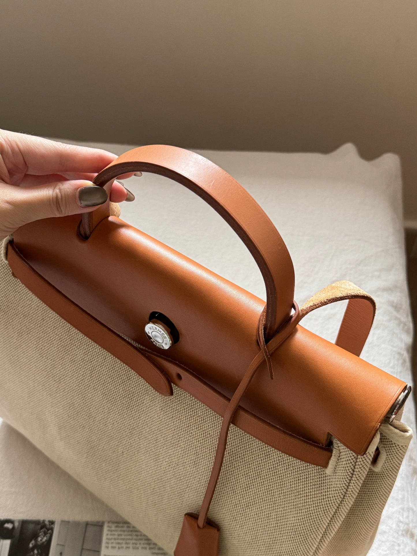 Vintage Hermes herbag 31🤎full set!