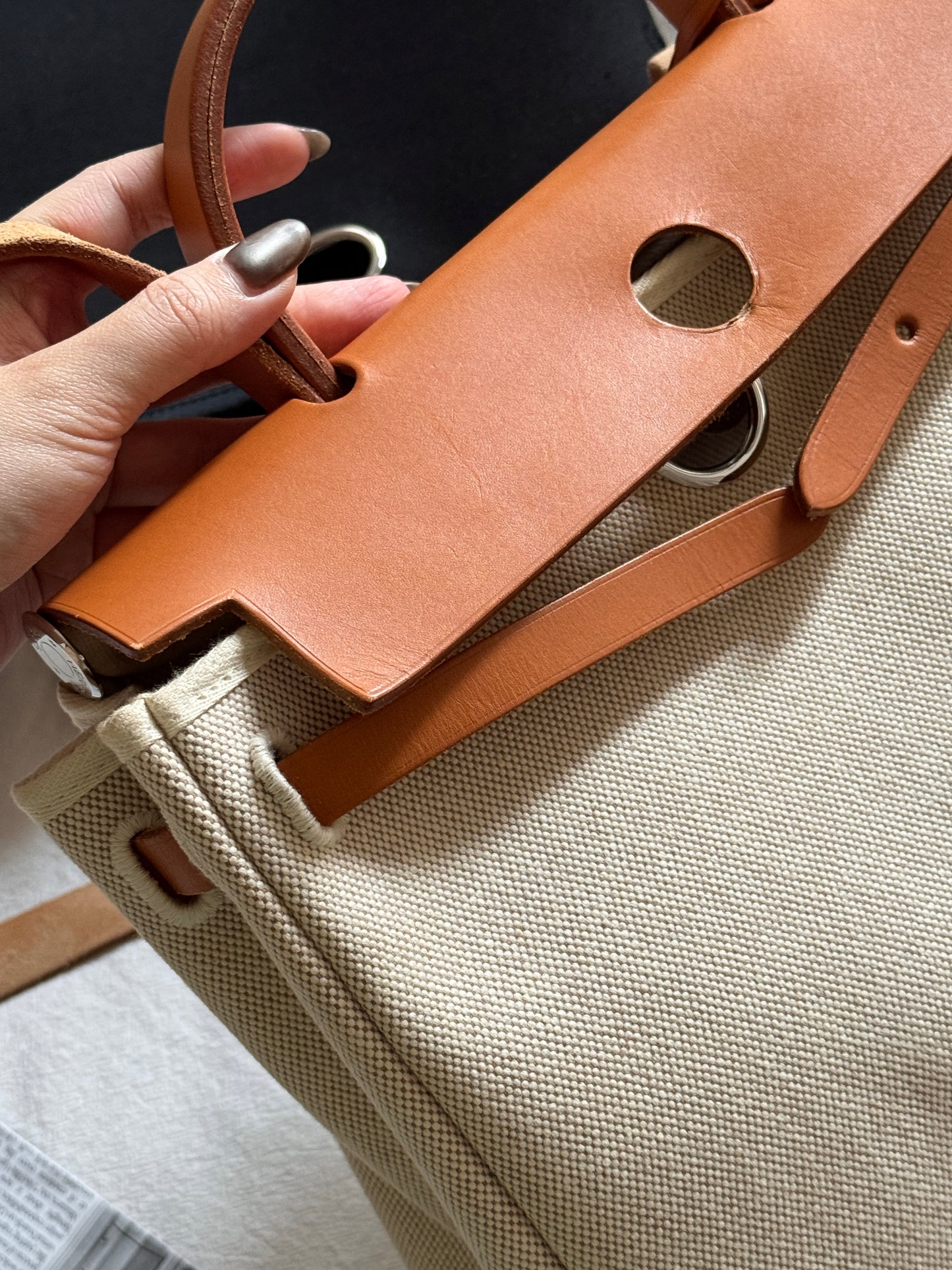 Vintage Hermes herbag 31🤎full set!