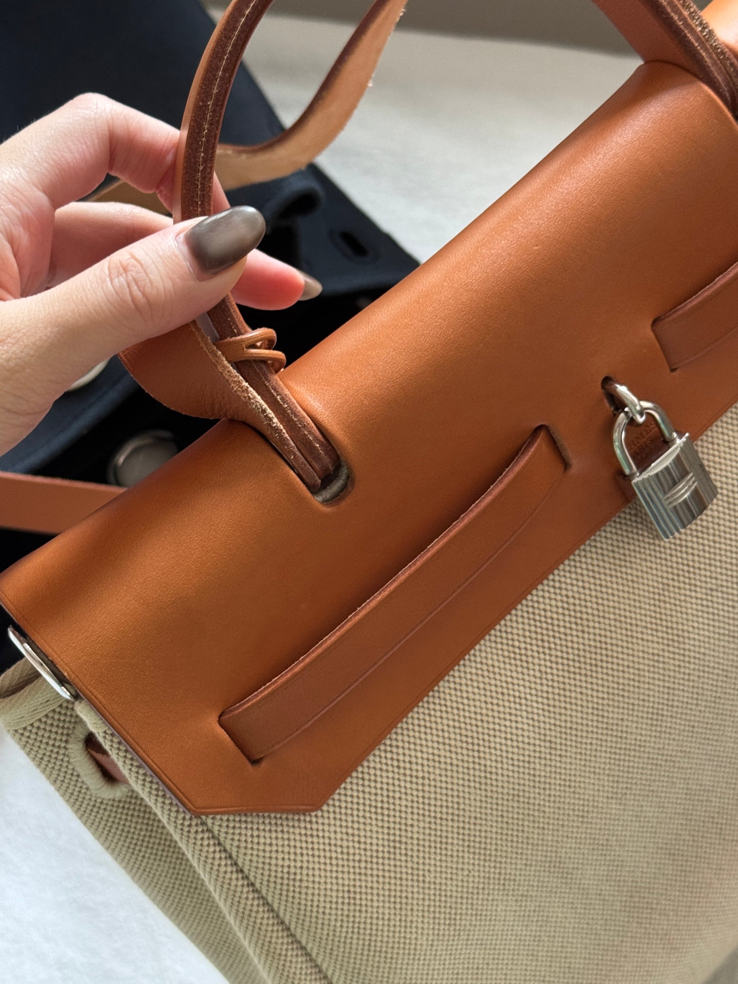 Vintage Hermes herbag 31🤎full set!