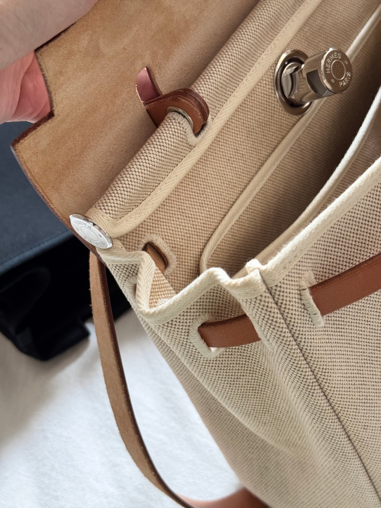 Vintage Hermes herbag 31🤎full set!