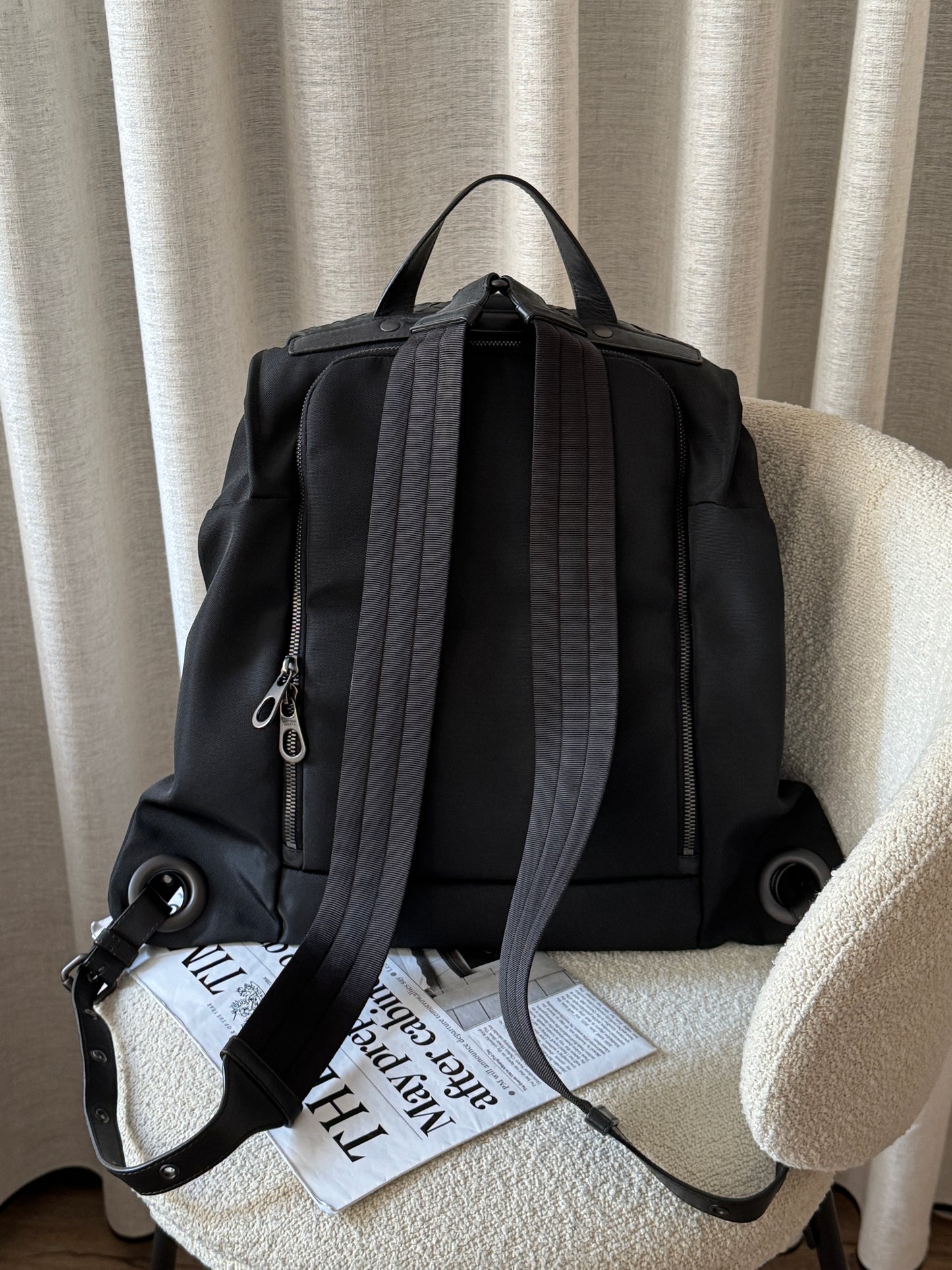 Vintage Bottega Veneta 拼編織皮backpack🏴
