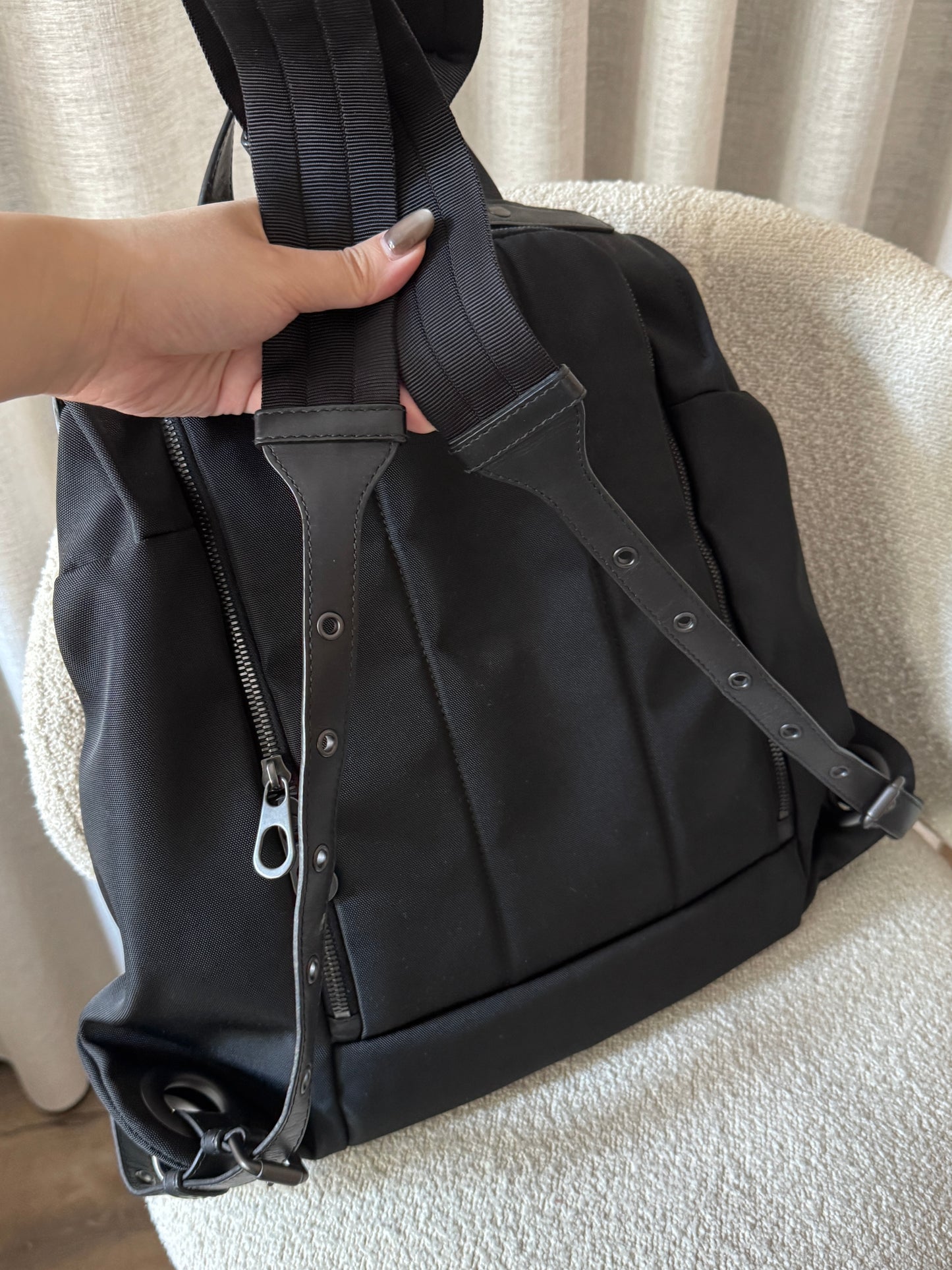 Vintage Bottega Veneta 拼編織皮backpack🏴