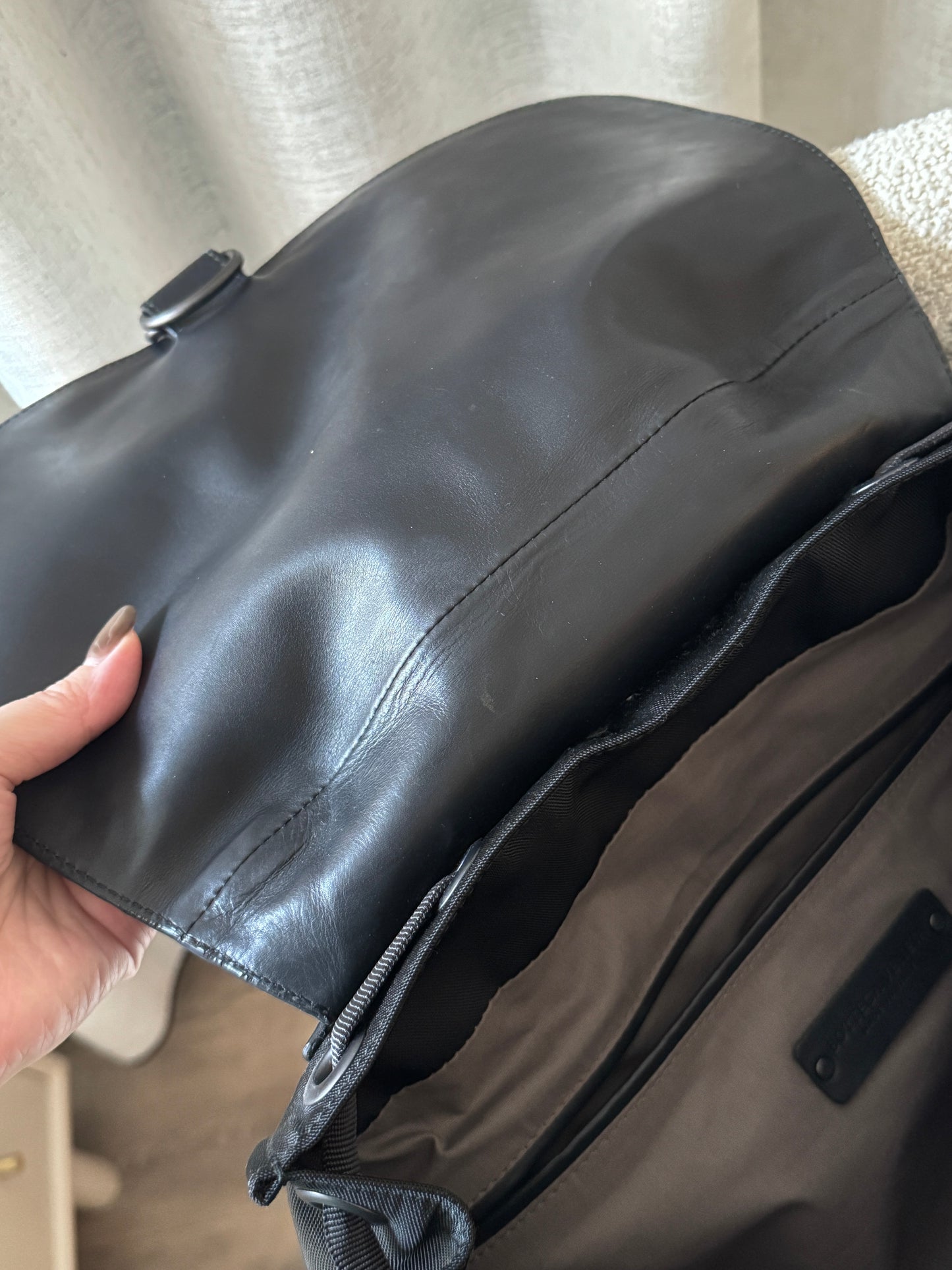 Vintage Bottega Veneta 拼編織皮backpack🏴