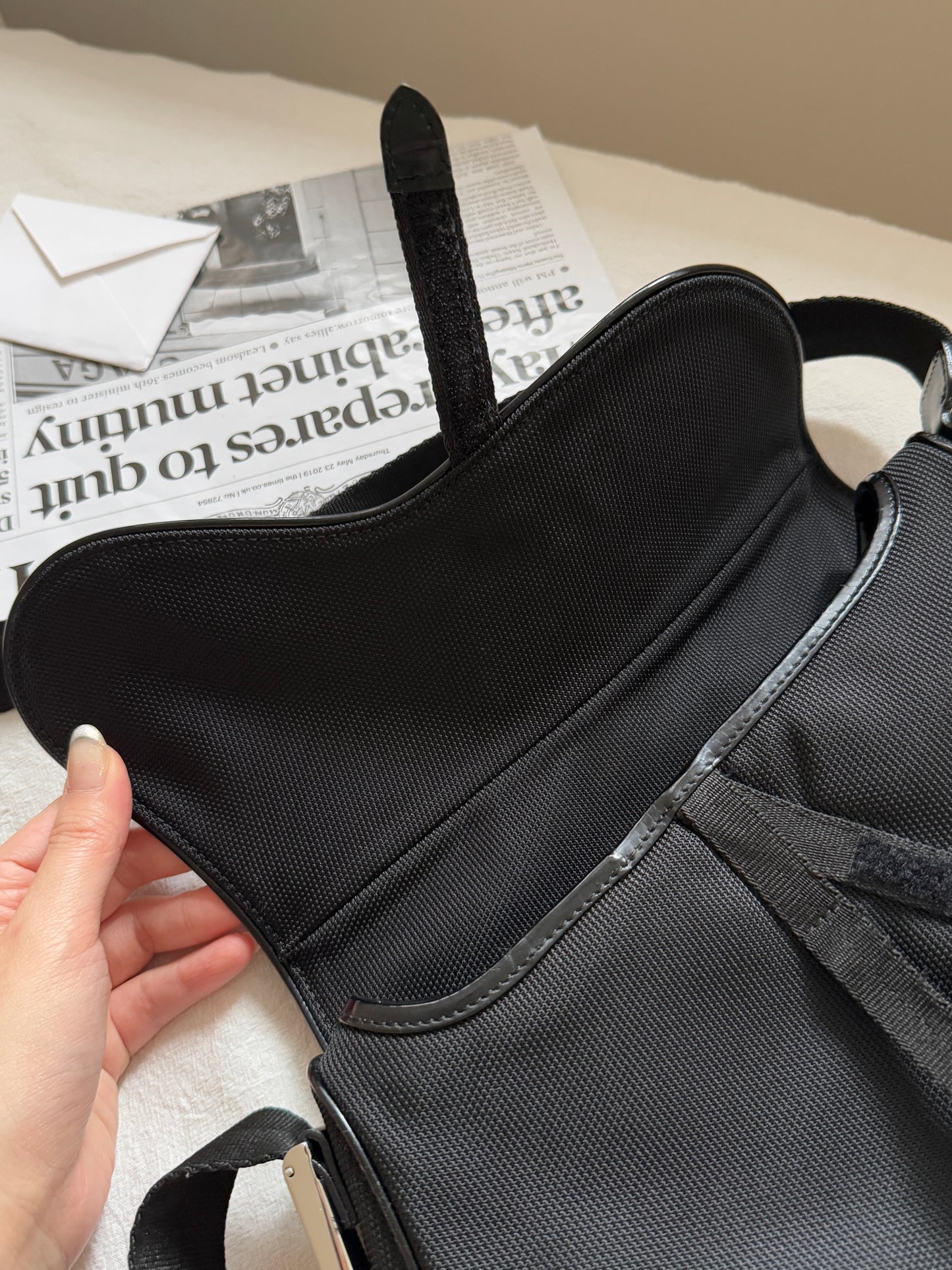 Vintage Dior saddle bag sport