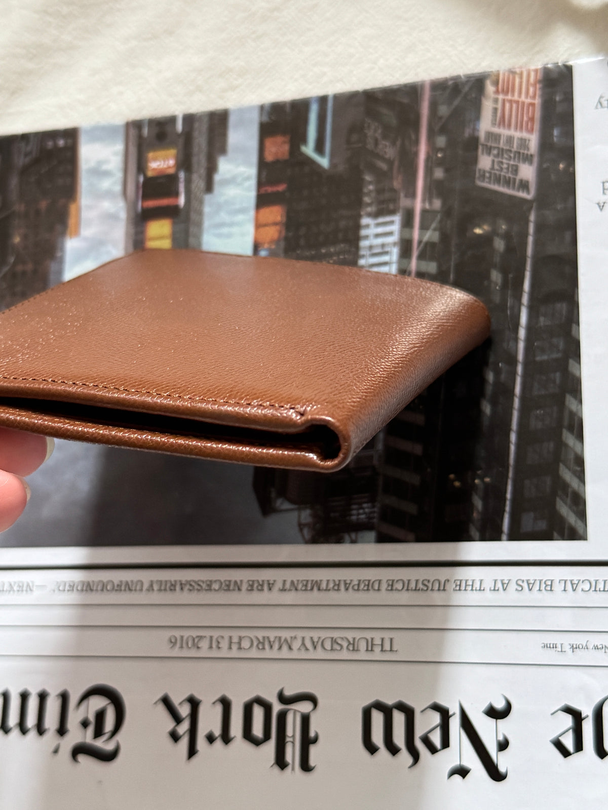 Vintage YSL leather wallet