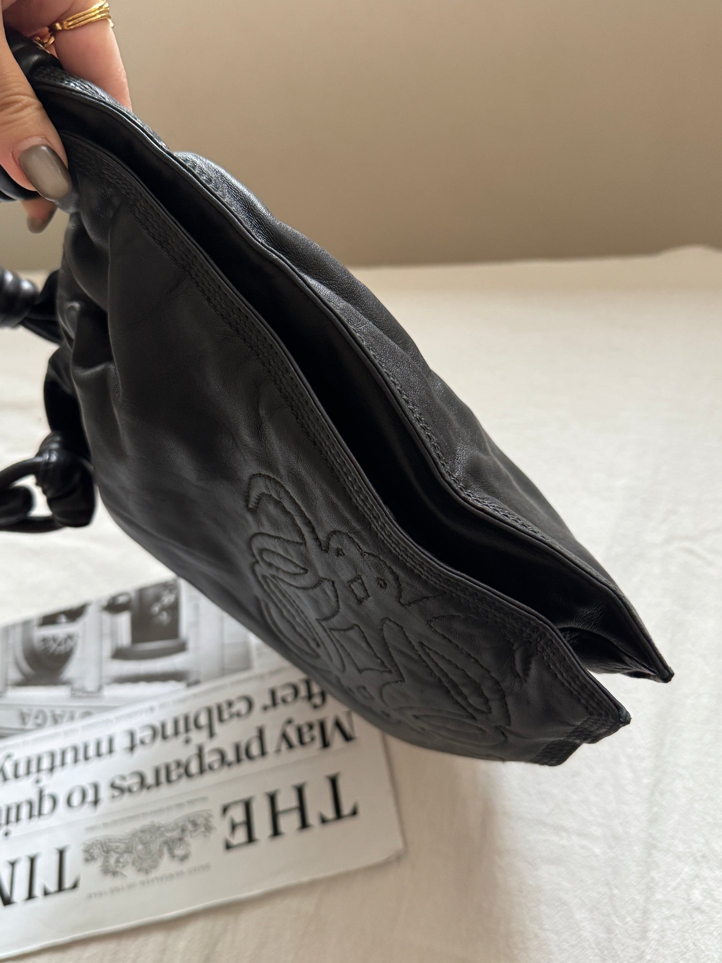 Vintage Loewe 小羊皮tote bag