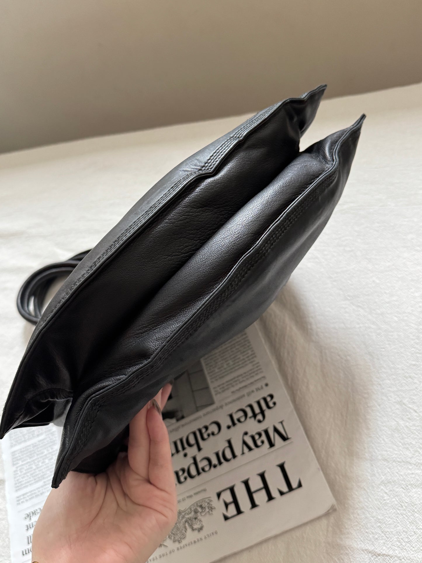 Vintage Loewe 小羊皮tote bag