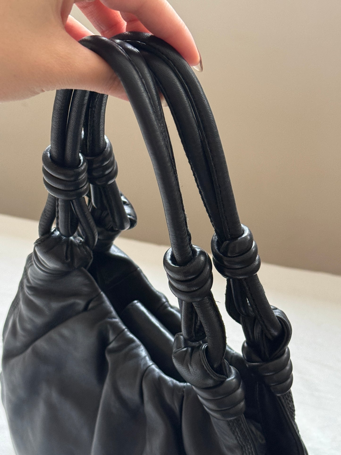 Vintage Loewe 小羊皮tote bag