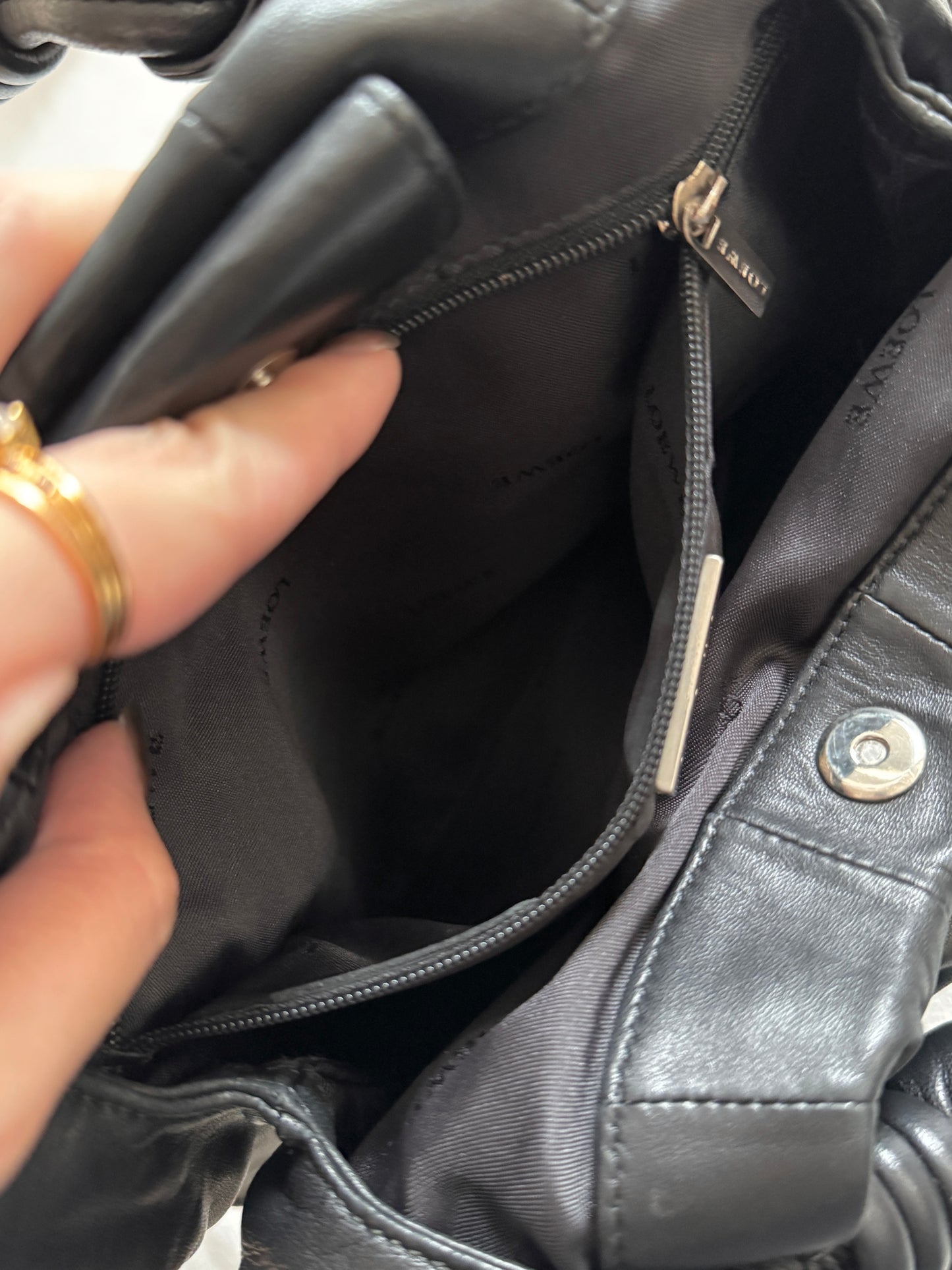 Vintage Loewe 小羊皮tote bag