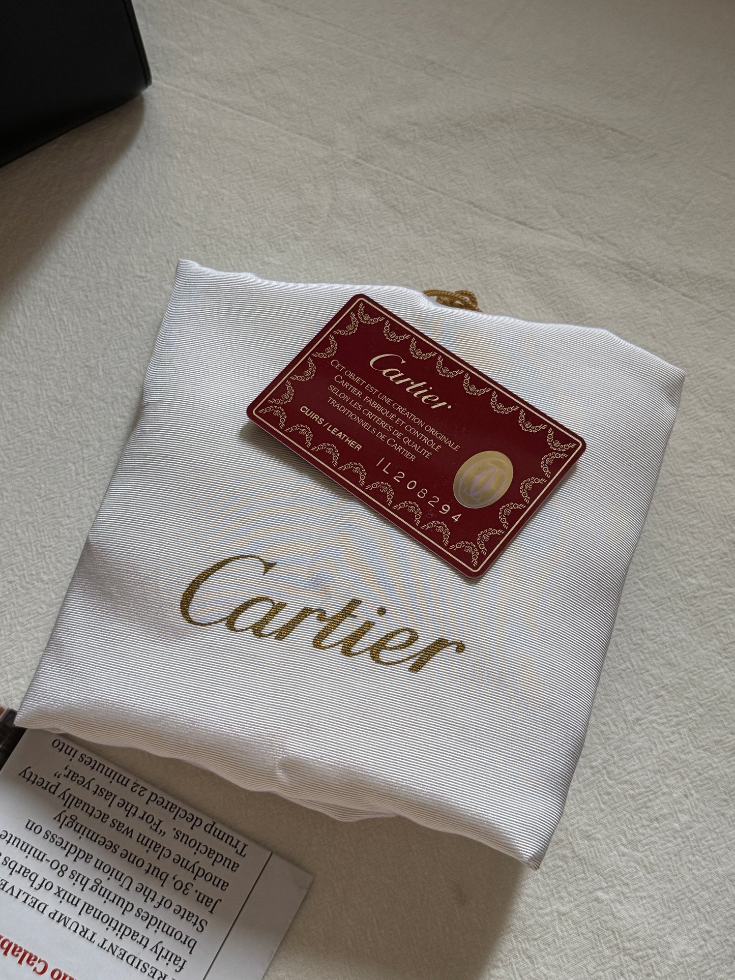 Vintage Cartier 黑銀豹頭classic kelly 2-way