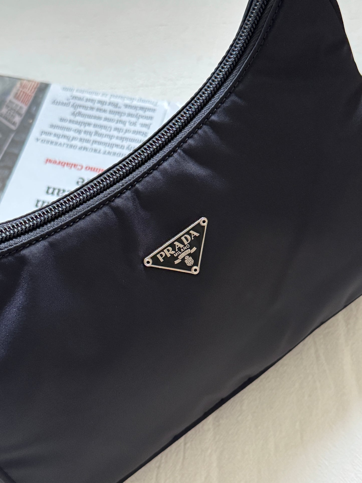 Vintage Prada nylon hobo bag