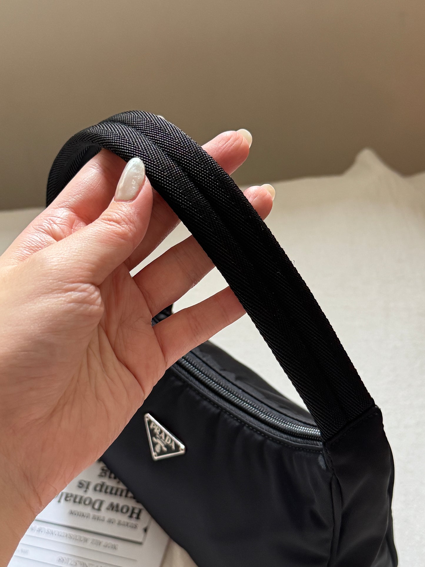 Vintage Prada nylon hobo bag
