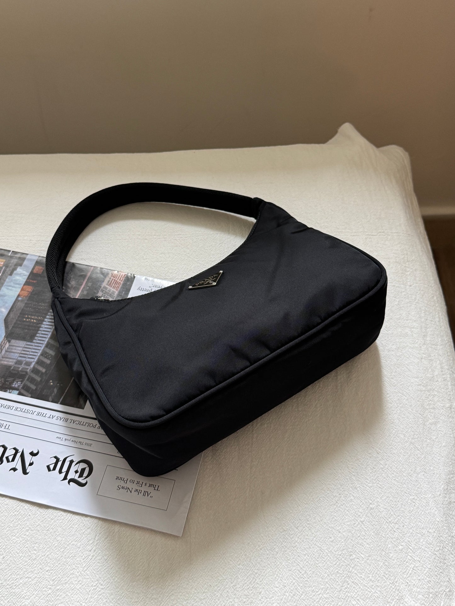 Vintage Prada nylon hobo bag