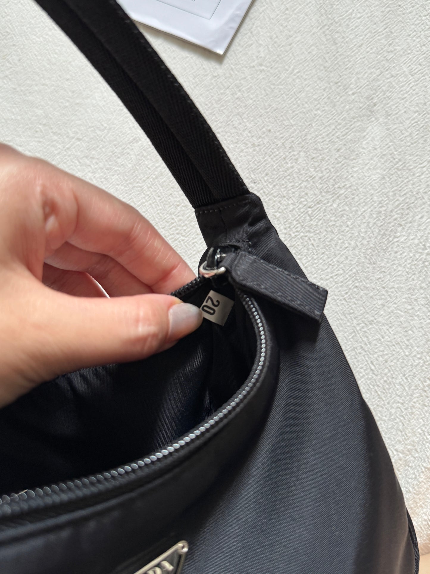Vintage Prada nylon hobo bag