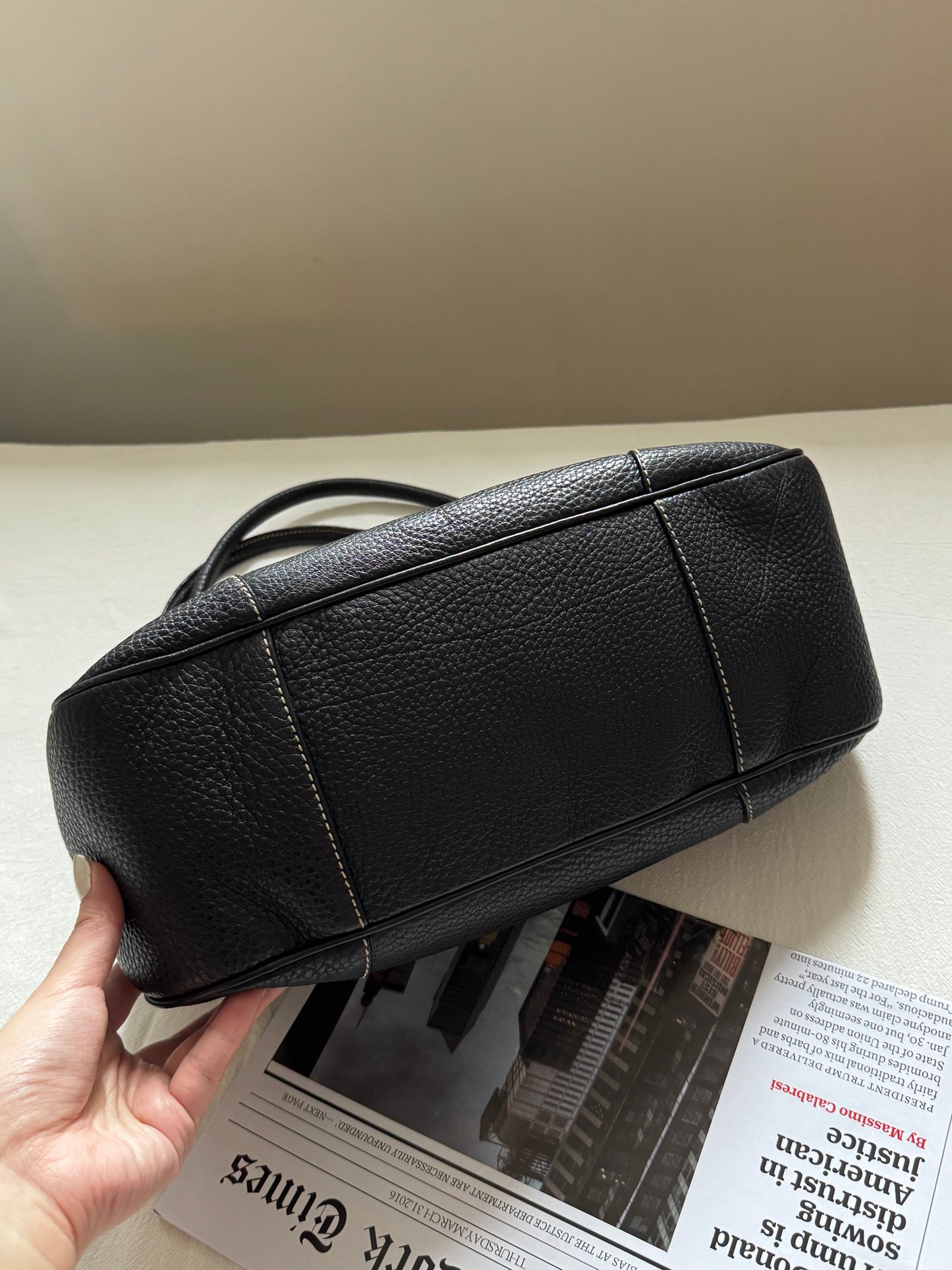 Vintage Prada 黑銀機車hobo bag🏍️