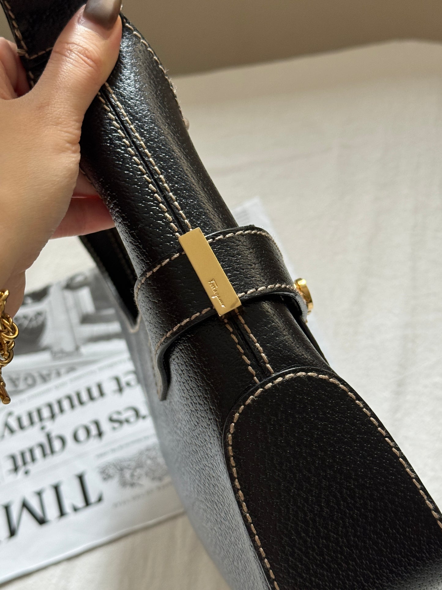 Vintage Salvatore Ferragamo hobo bag🌙