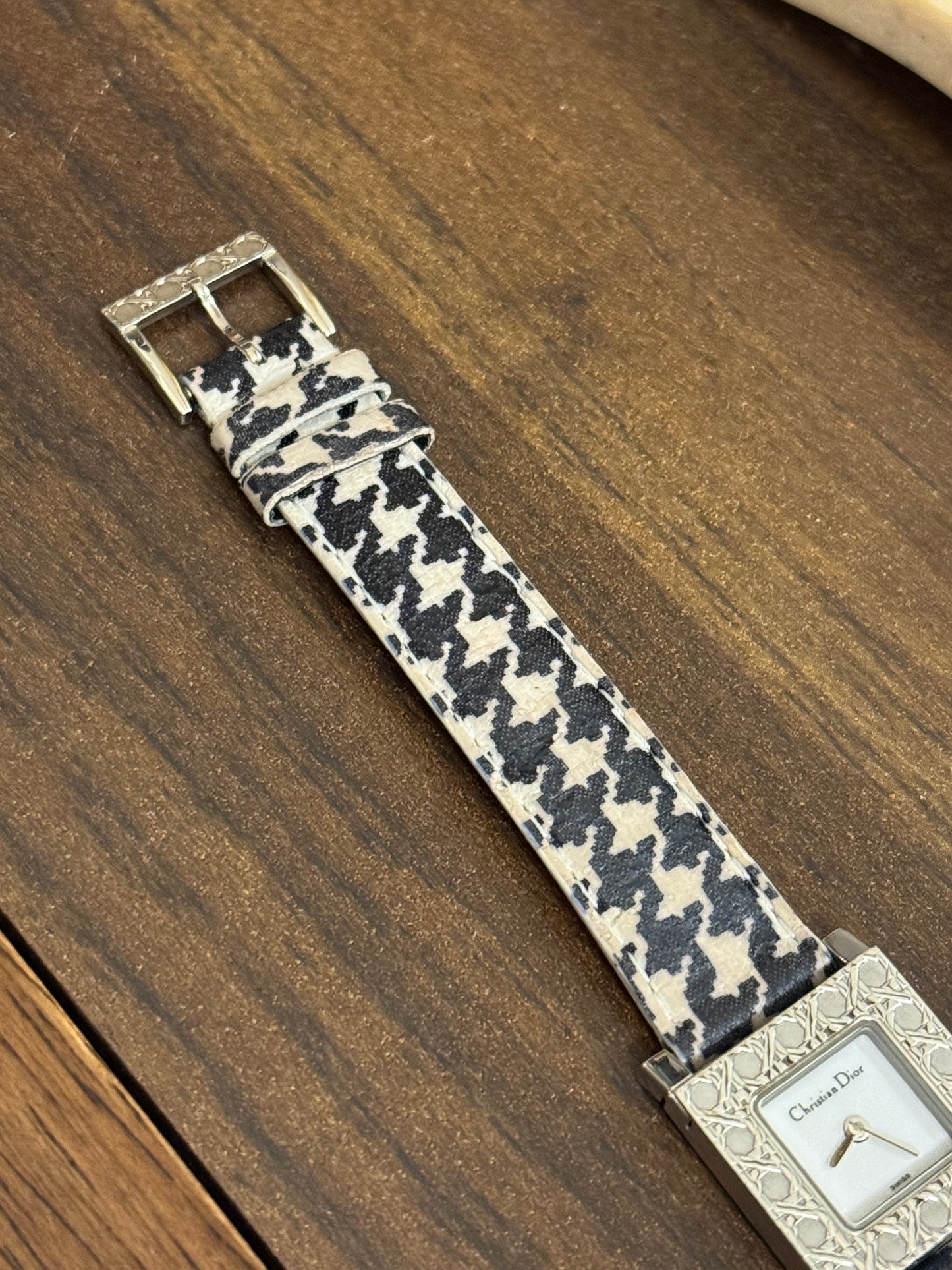 Rare! Vintage Dior cannage watch