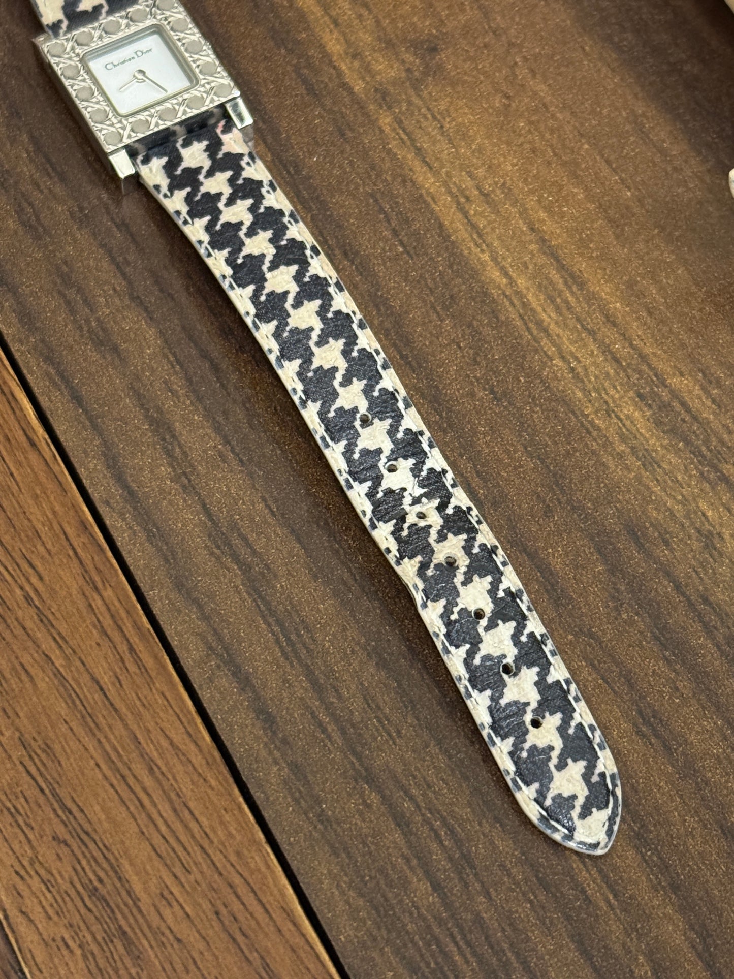 Rare! Vintage Dior cannage watch
