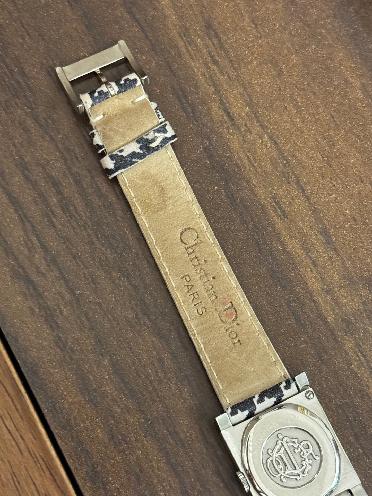 Rare! Vintage Dior cannage watch