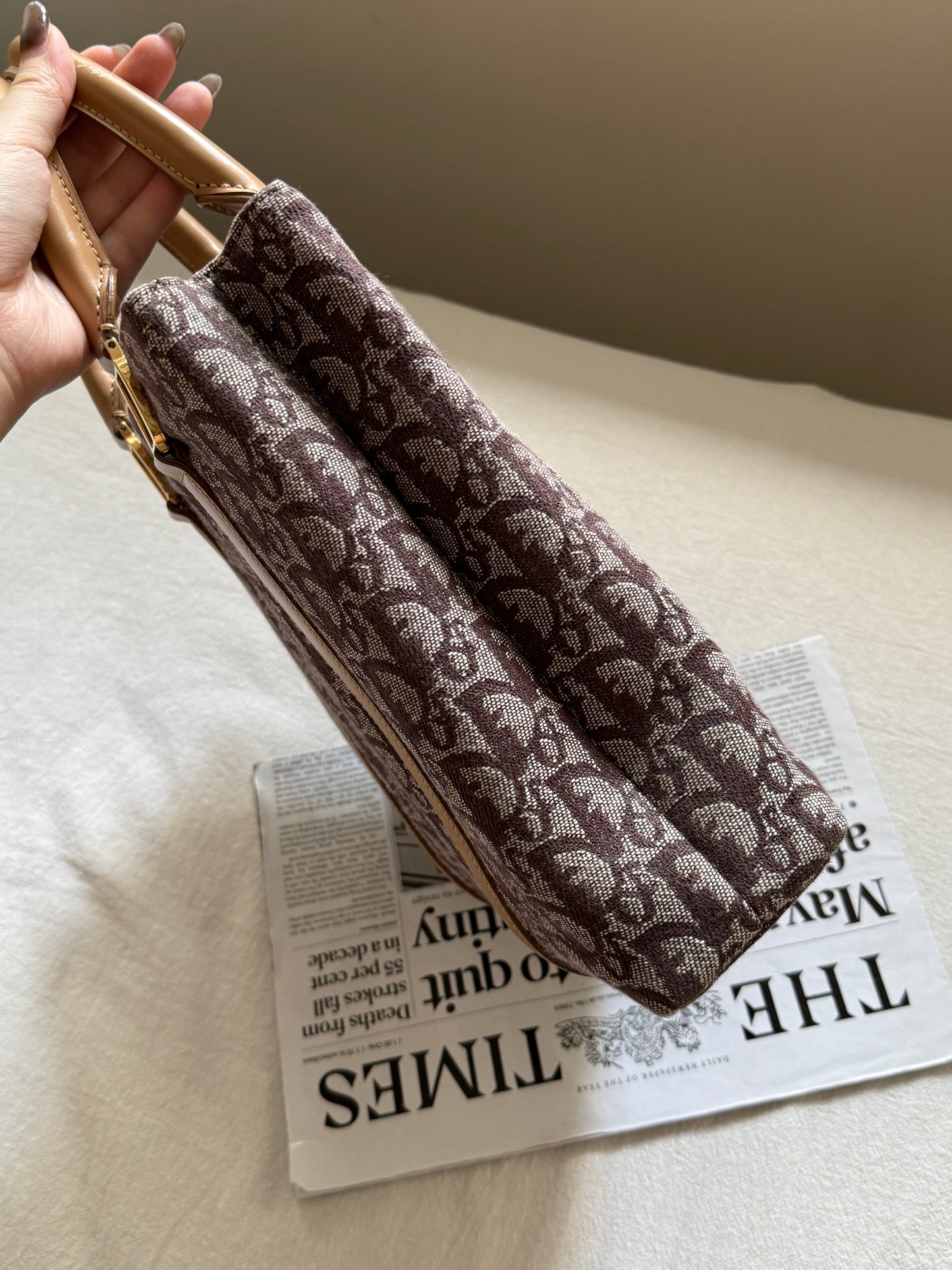 Vintage Dior trotter tote bag🍷