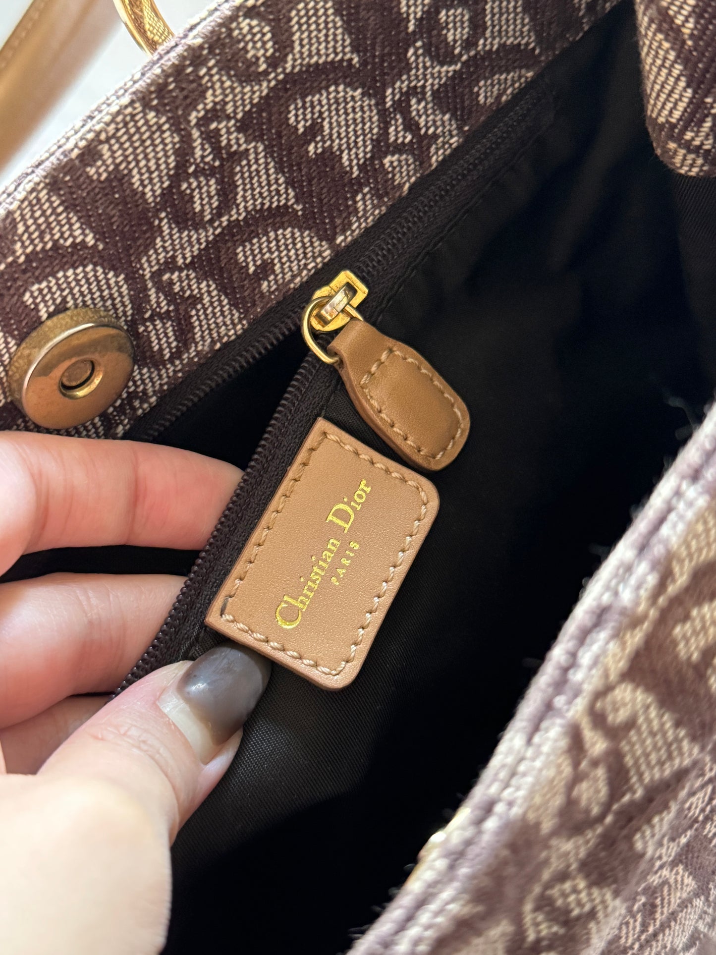 Vintage Dior trotter tote bag🍷