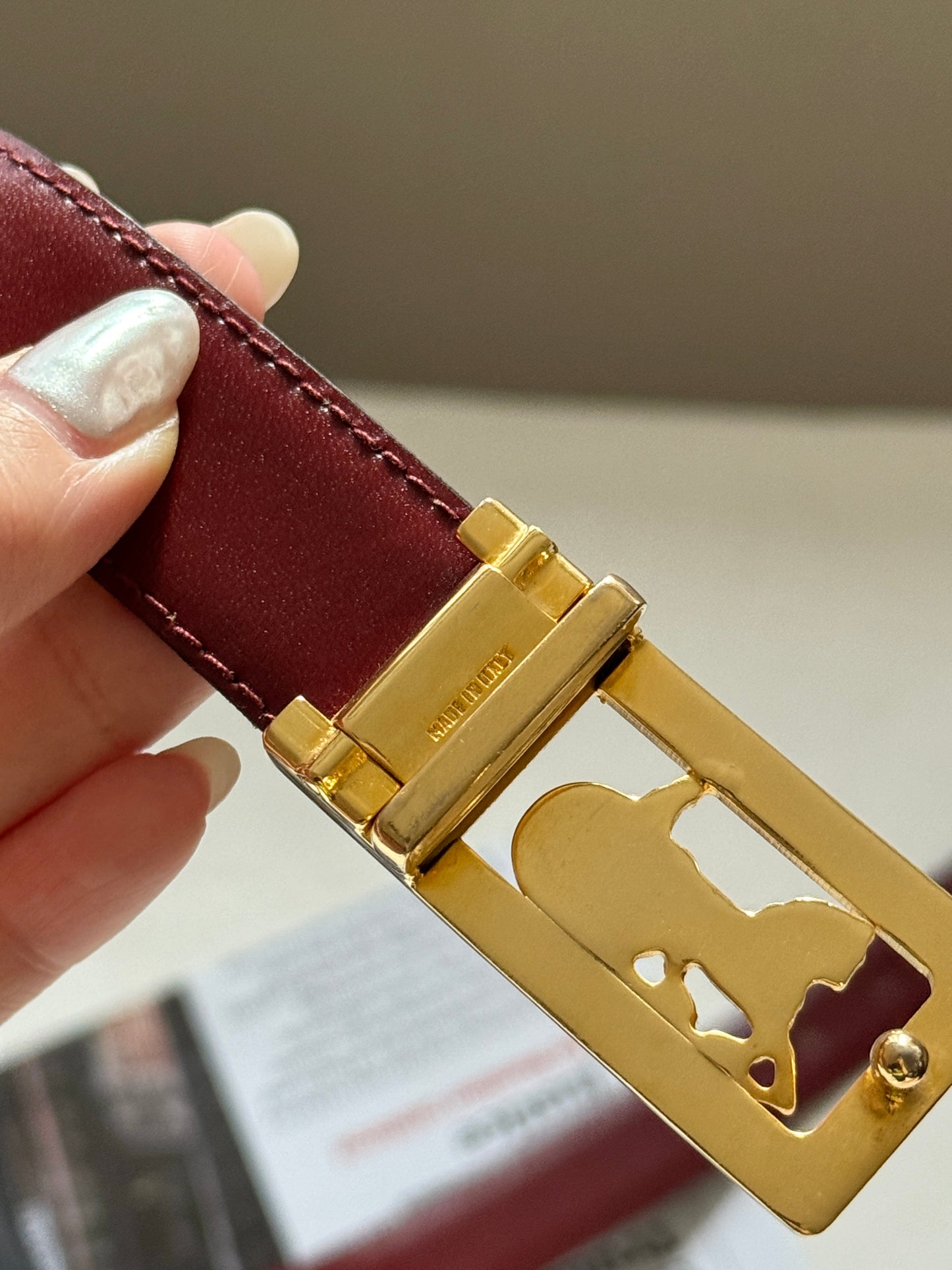 Vintage Celine馬車扣belt🎠