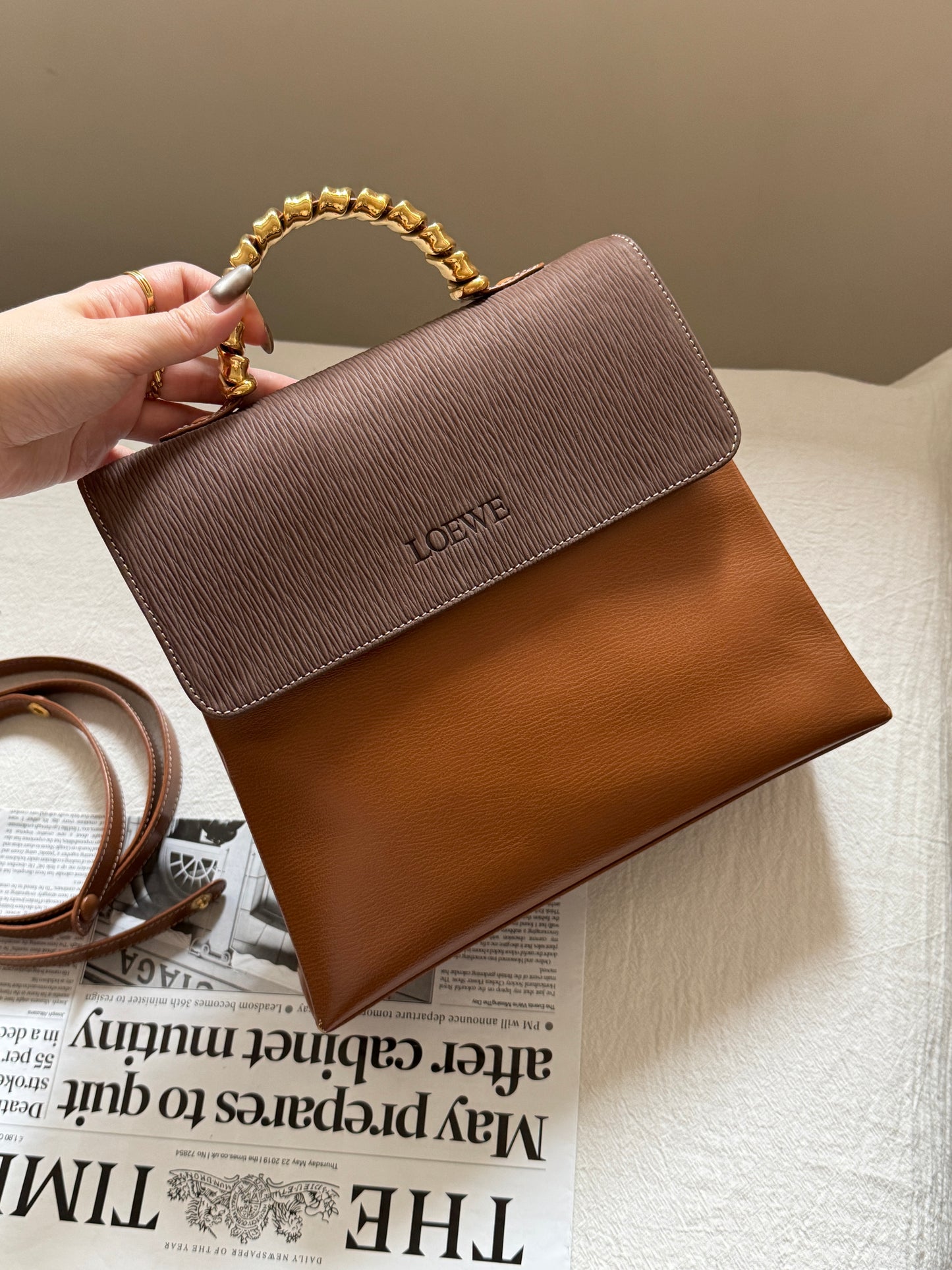 Vintage Loewe velazquez 蛇骨kelly🌟