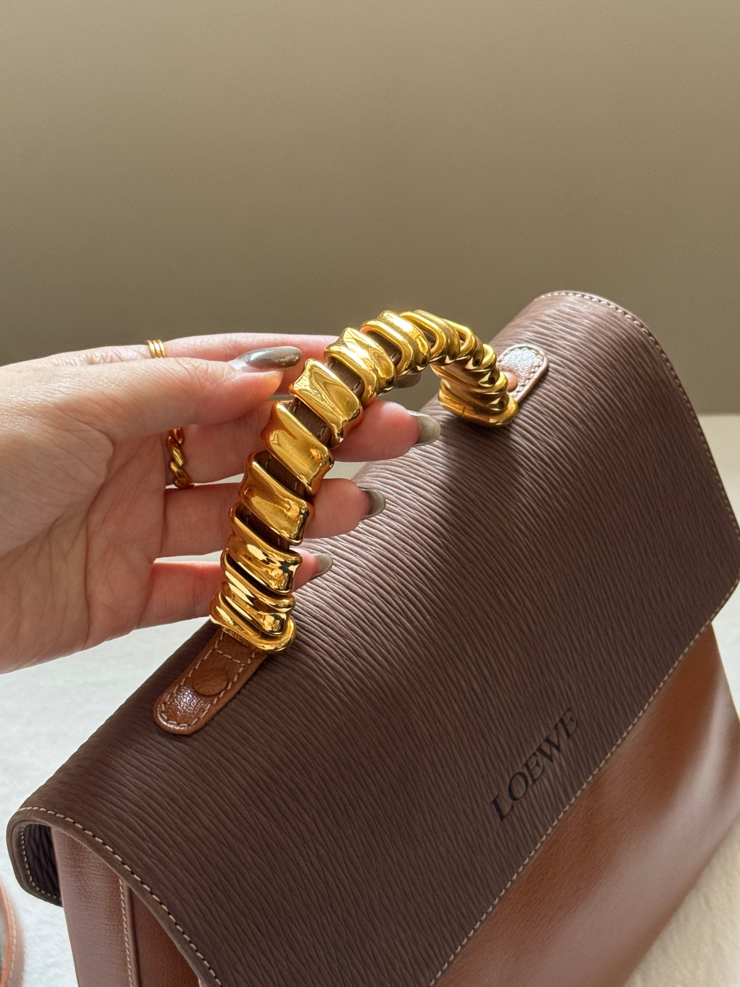 Vintage Loewe velazquez 蛇骨kelly🌟