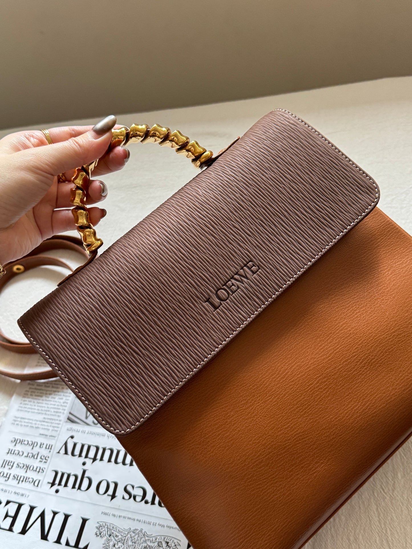 Vintage Loewe velazquez 蛇骨kelly🌟