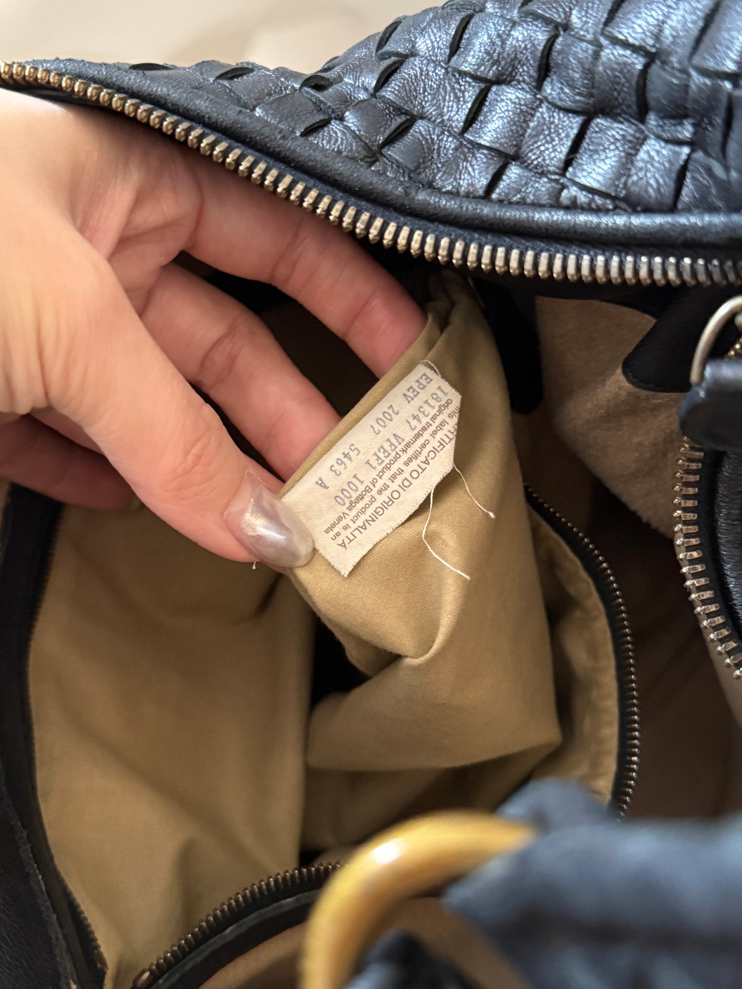 Vintage Bottega Veneta 黑金大hobo bag🎩