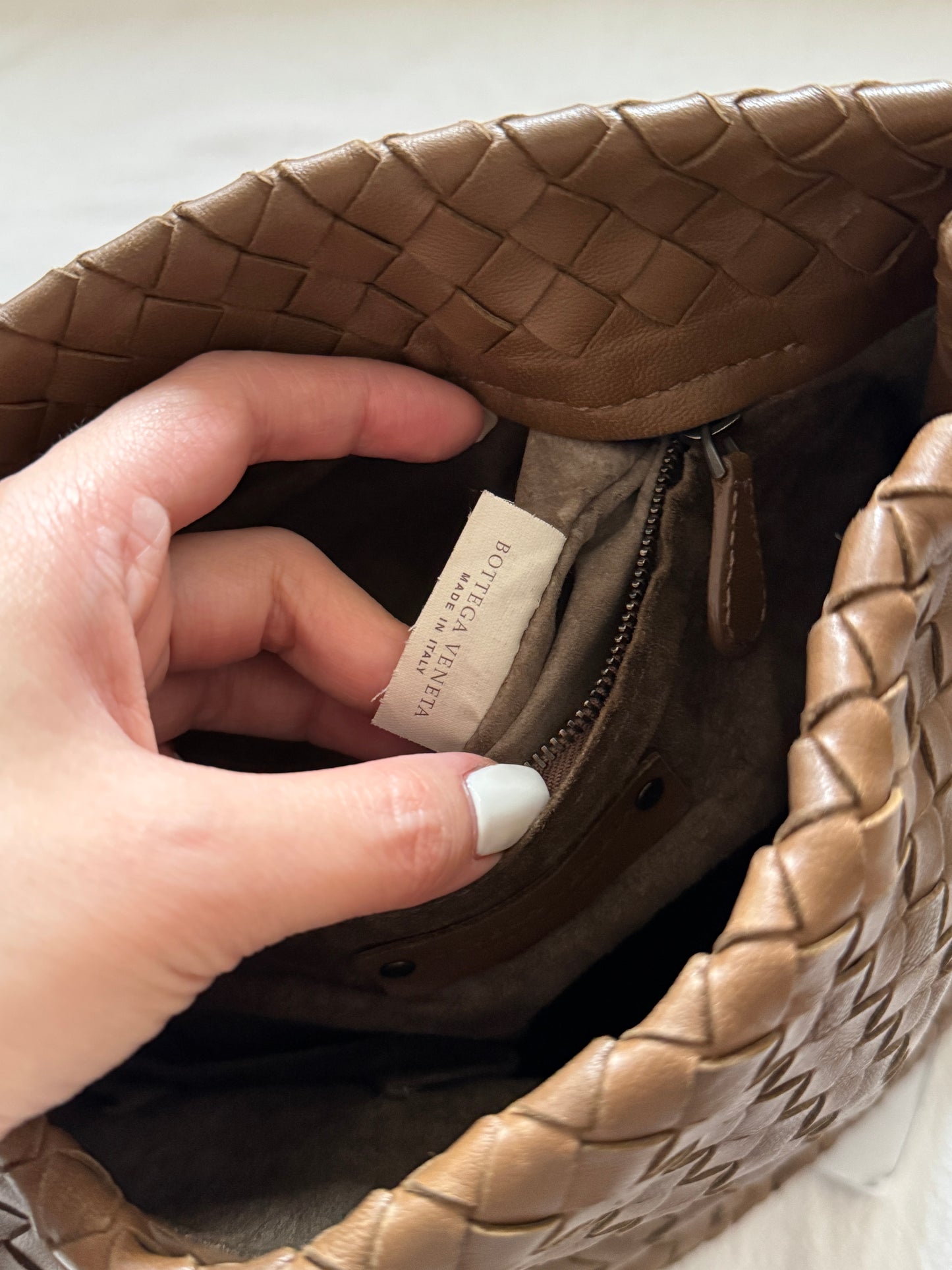 Vintage Bottega Veneta leather bucket🧺