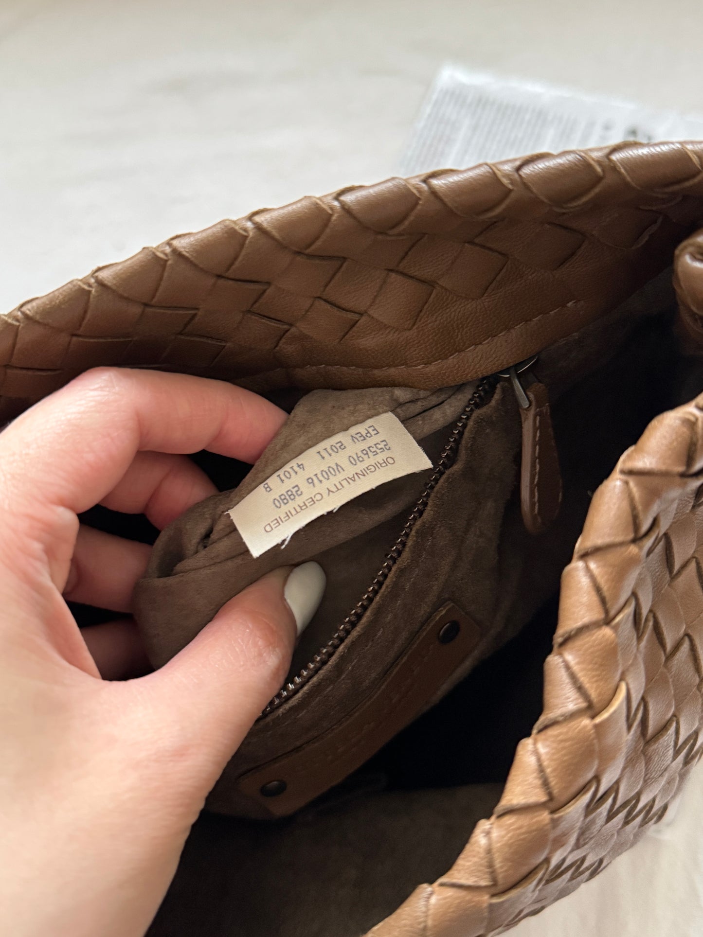 Vintage Bottega Veneta leather bucket🧺