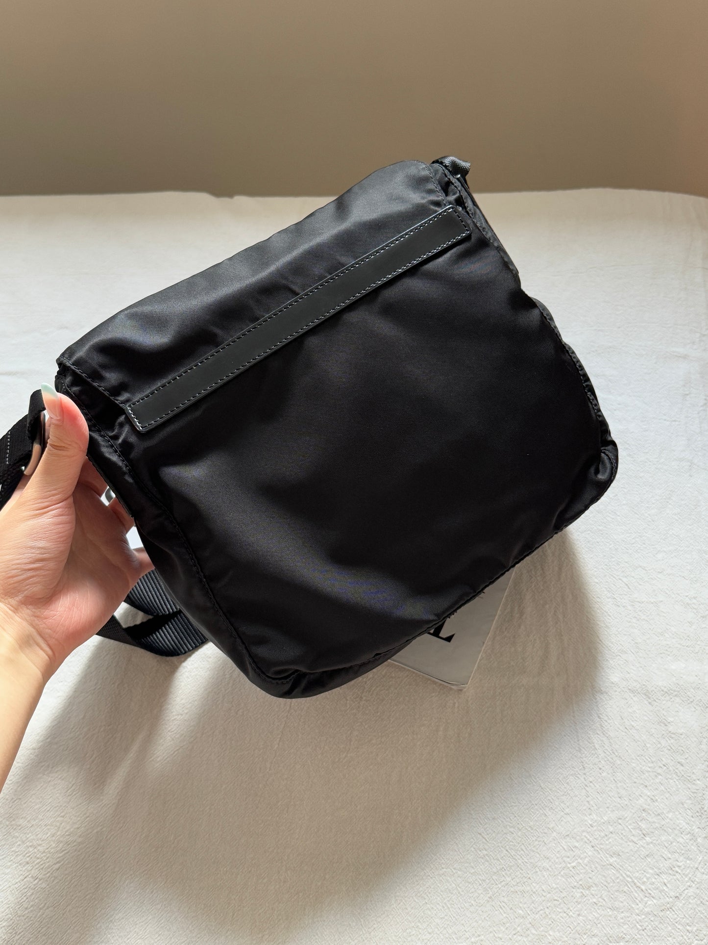 Vintage Prada nylon square bag