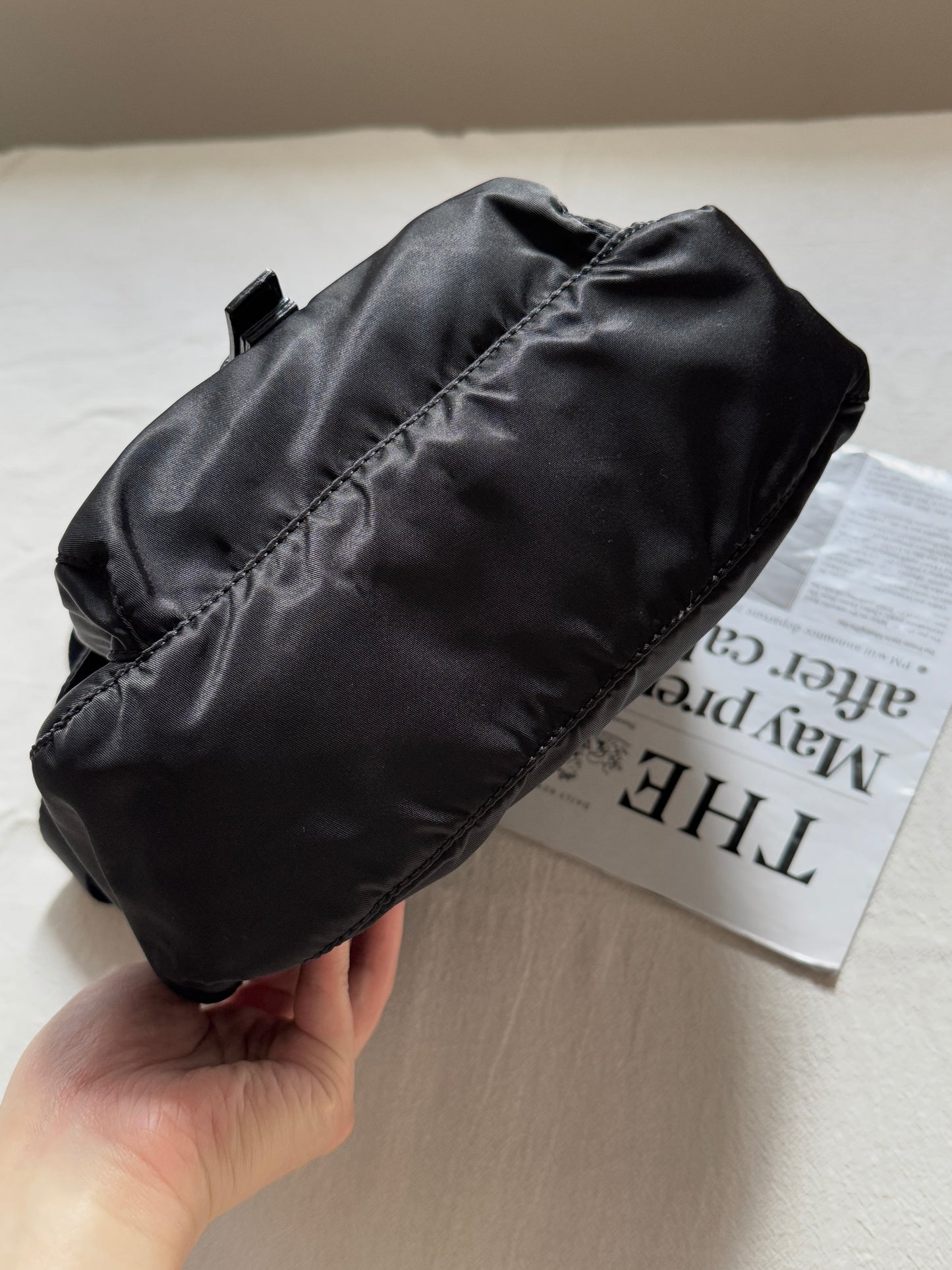 Vintage Prada nylon square bag