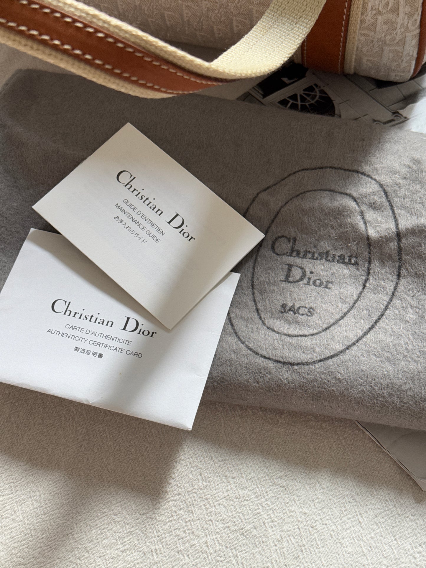 Rare! Vintage Dior 白花monogram boston bag🍂