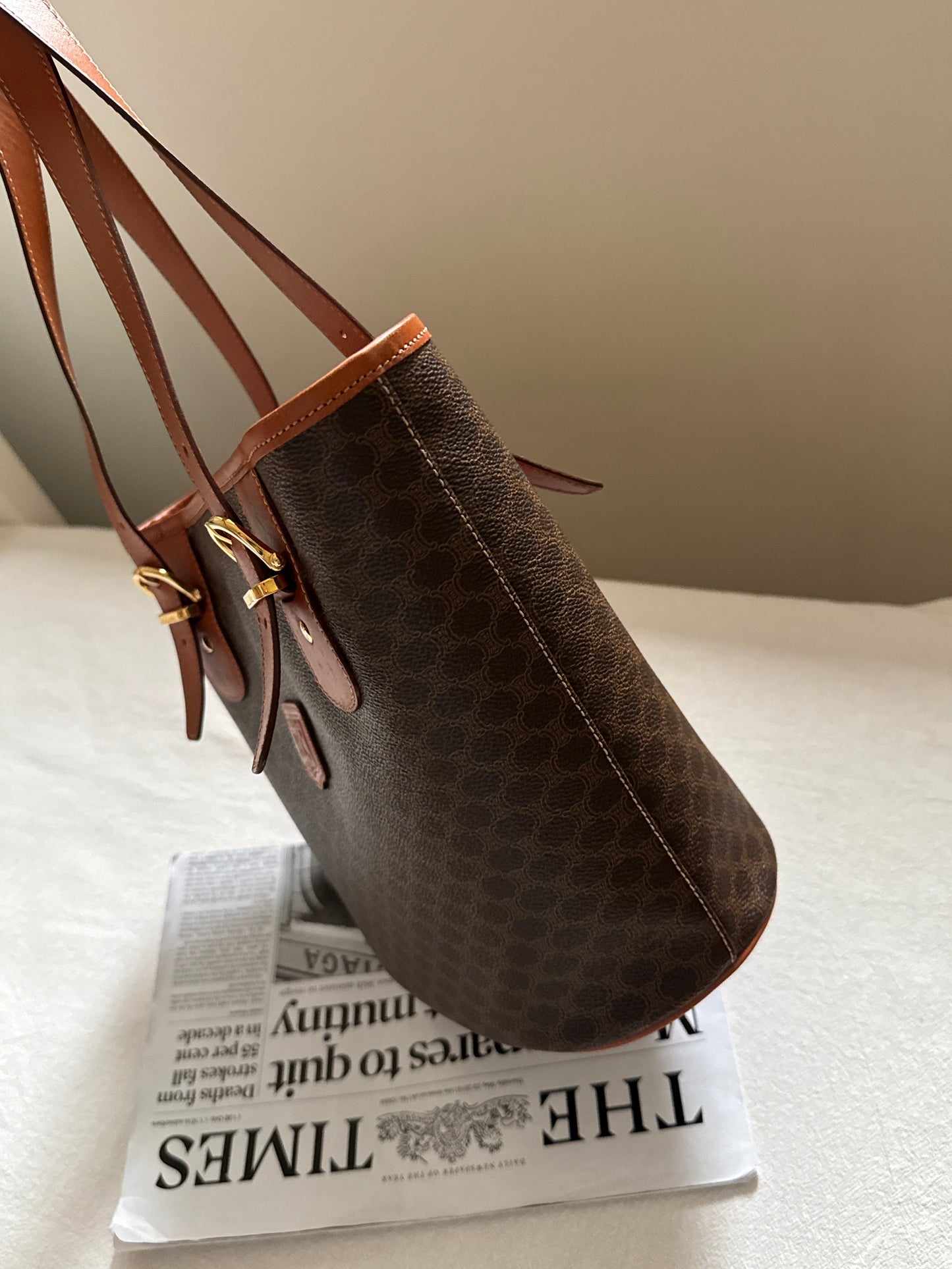Vintage Celine macadam tote