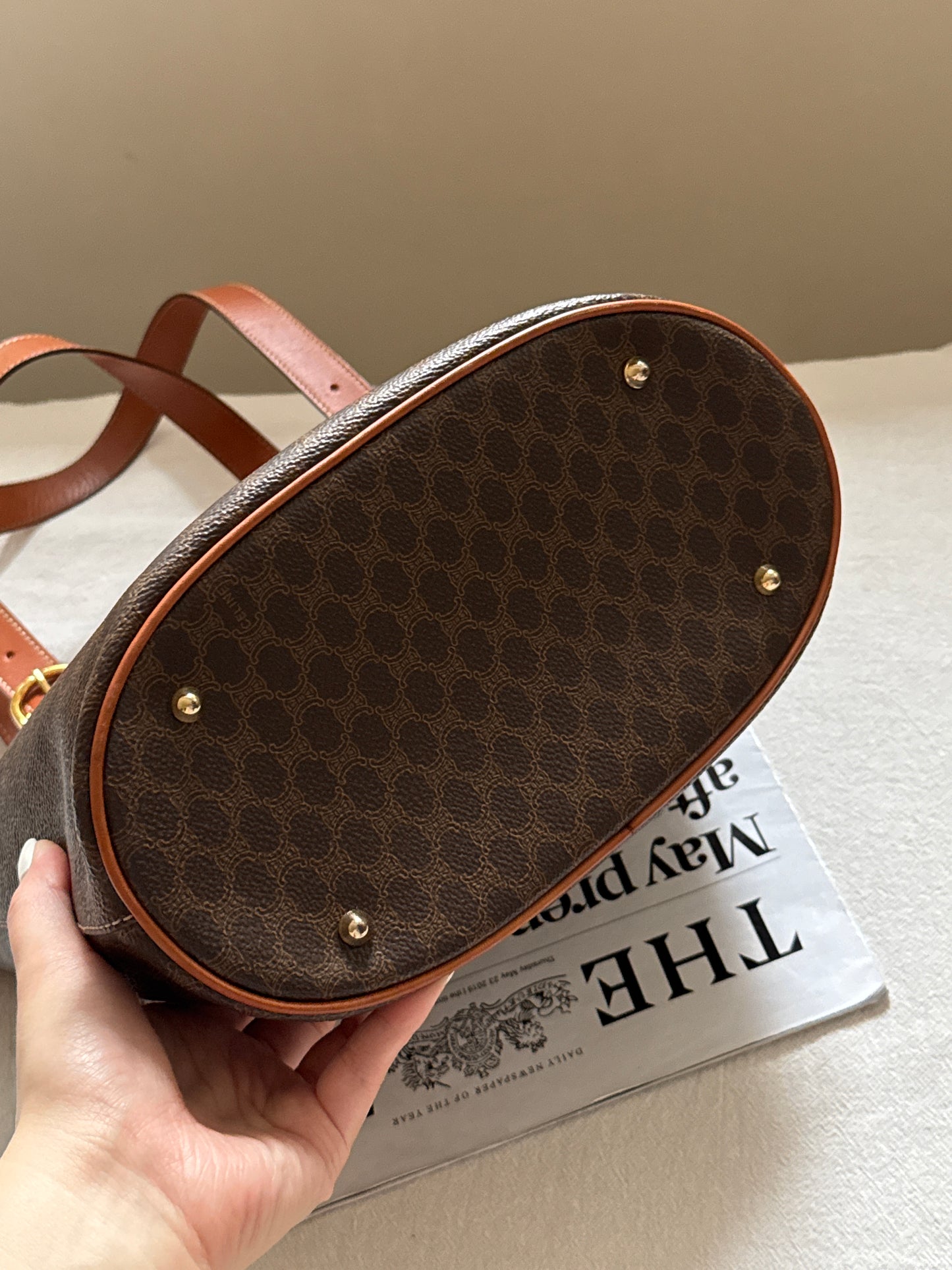 Vintage Celine macadam tote